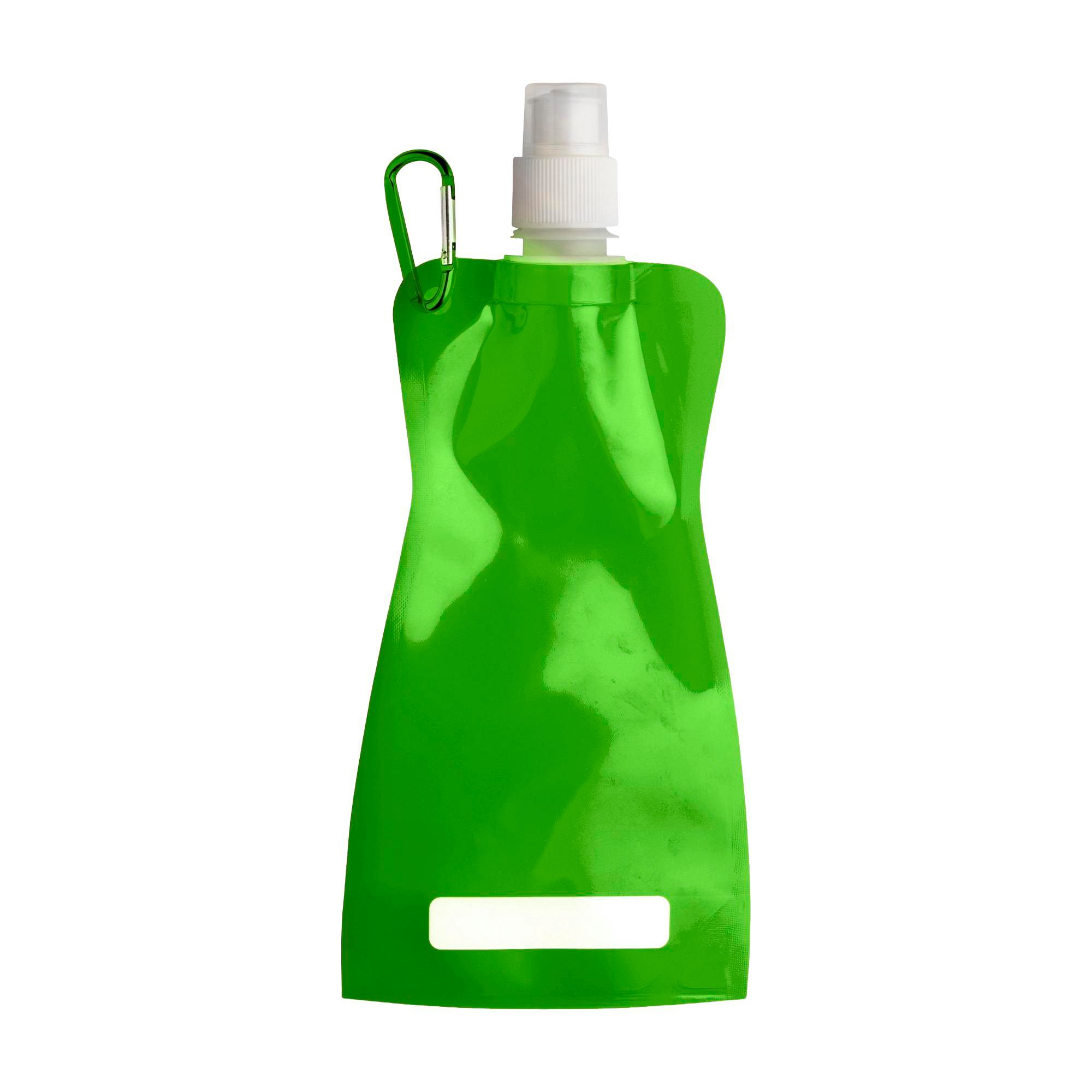 Faltbare Trinkflasche Bailey aus Kunststoff, ca. 400 ml, mit Karabiner