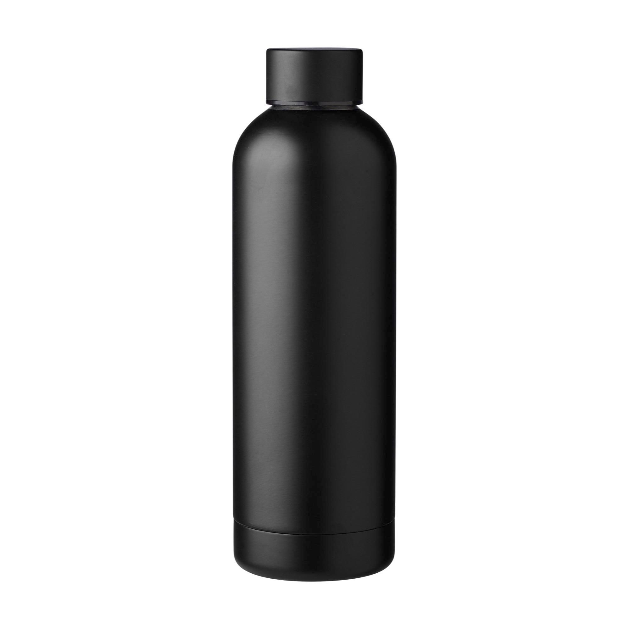 Edelstahl-Trinkflasche recycelt, 500 ml, doppelwandig, bedruckbar
