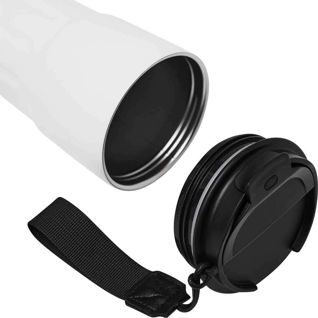 Vakuum-Trinkbecher TRAVEL MUG Edelstahl 400 ml, doppelwandig – bedruckbar