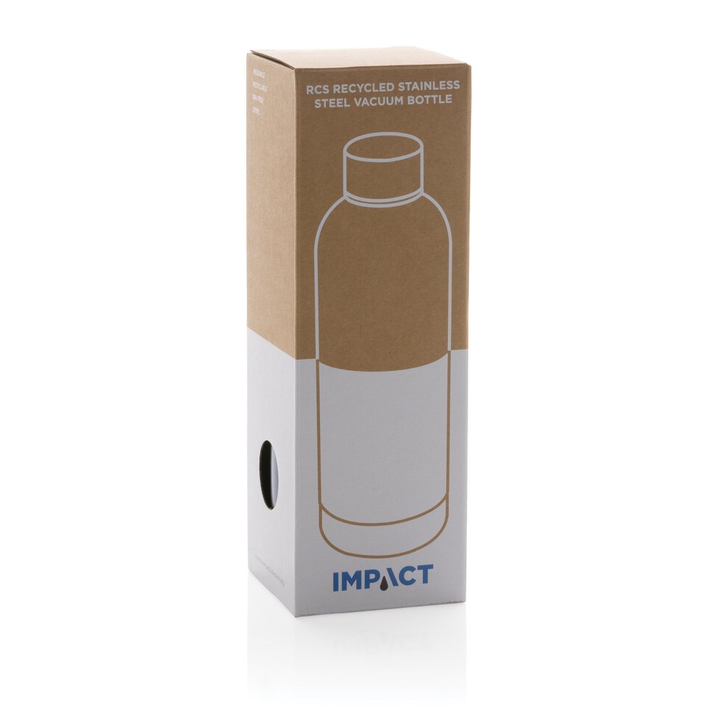 Impact Vakuumflasche 500 ml recycelter Edelstahl RCS – bedruckbar