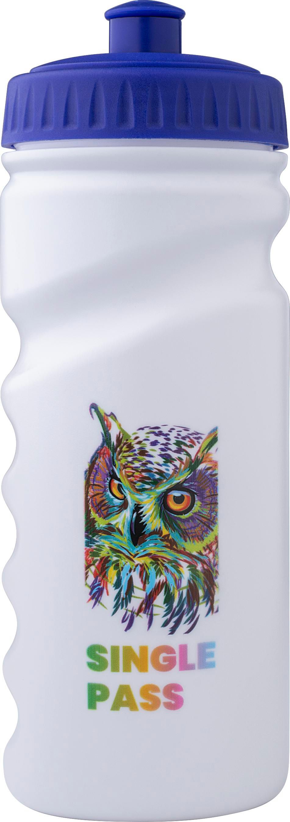Trinkflasche Kunststoff 500 ml Demi mit Schnellverschluss bedruckbar