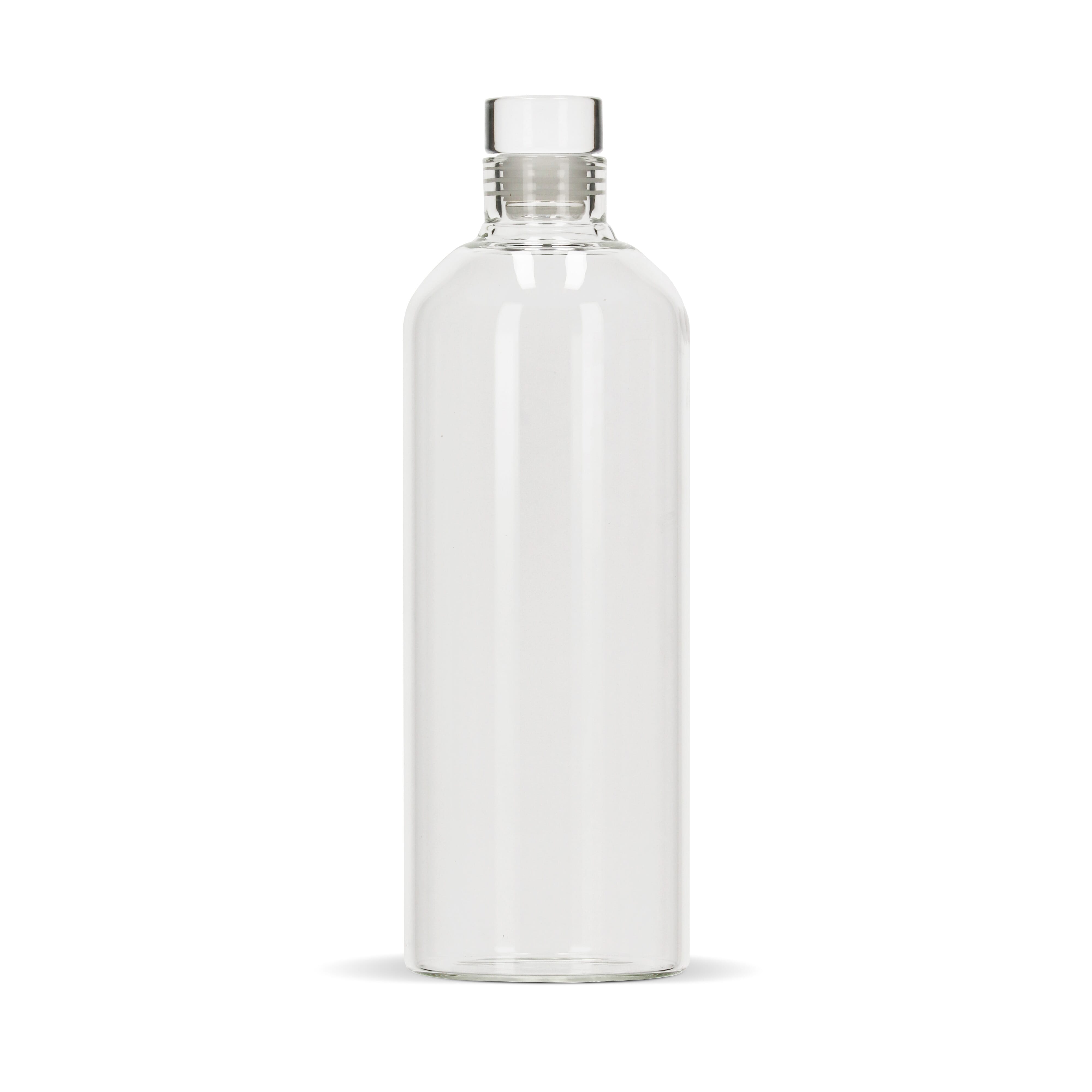 Glasflasche 1000 ml aus Borosilikatglas – Trinkflasche bedruckbar