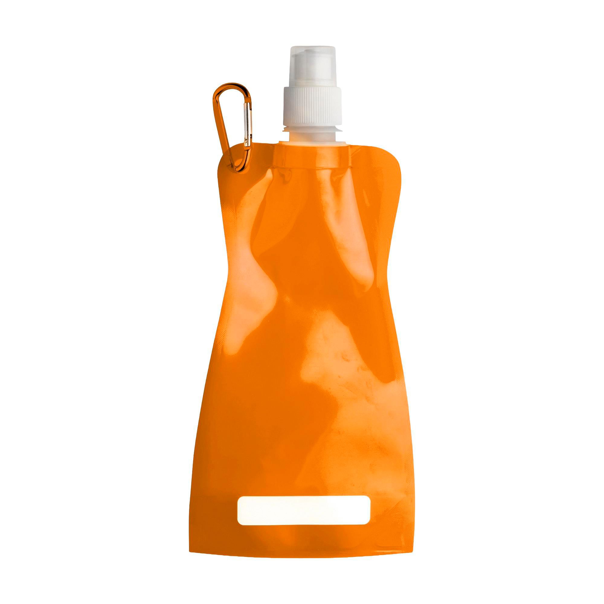 Faltbare Trinkflasche Bailey aus Kunststoff, ca. 400 ml, mit Karabiner