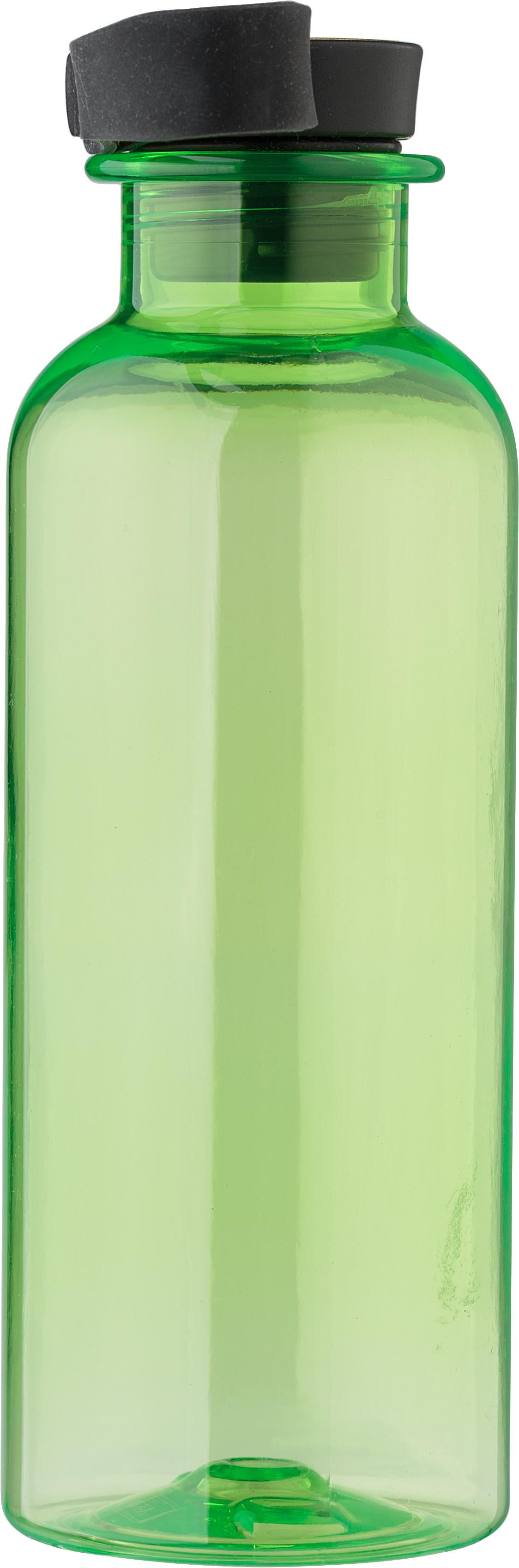 rPET-Trinkflasche 500 ml Laia – mit Bambusdeckel & Silikon-Tragegurt