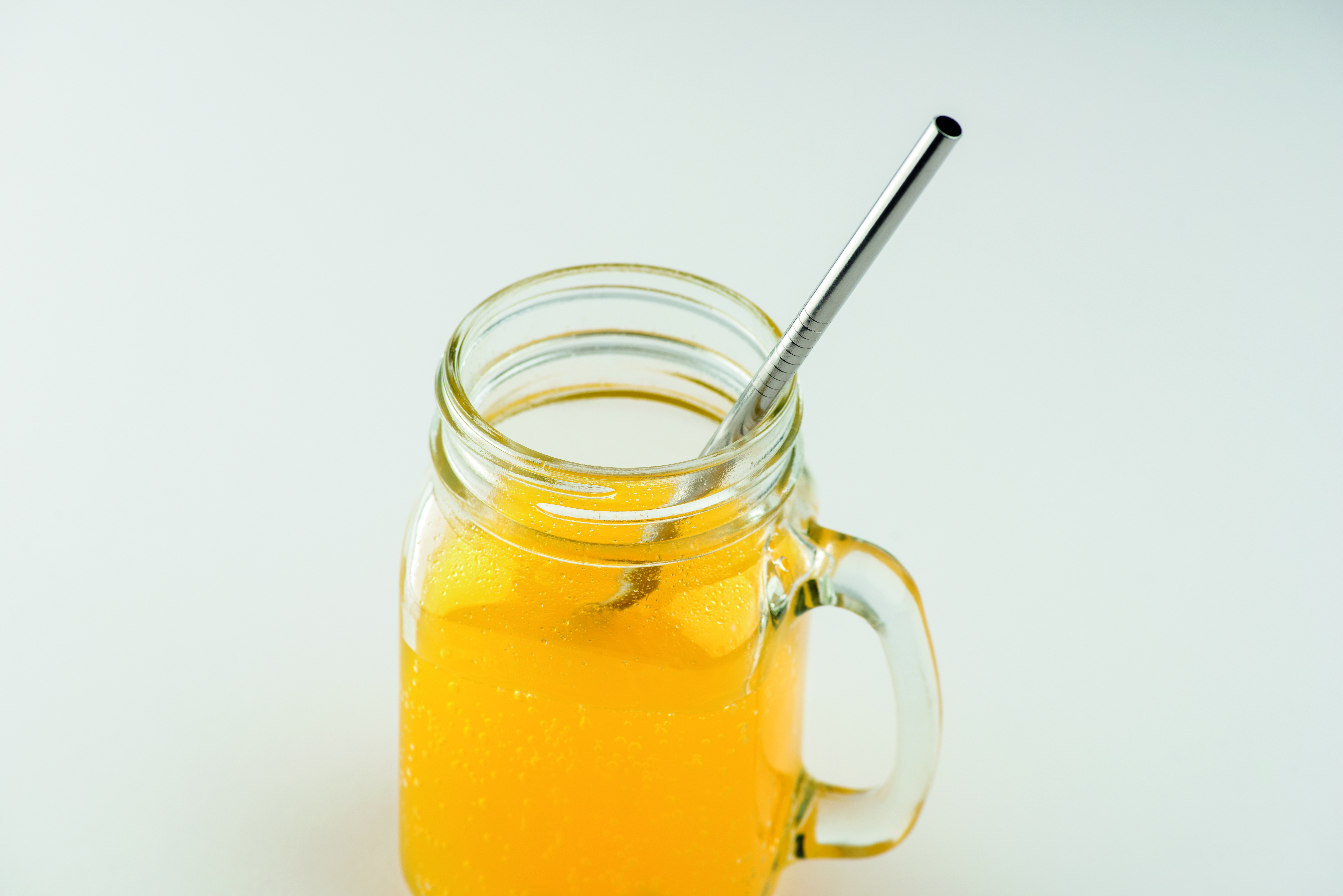 Edelstahl Trinkhalm-Set COLD STRAW mit Reinigungsbürste, bedruckbar