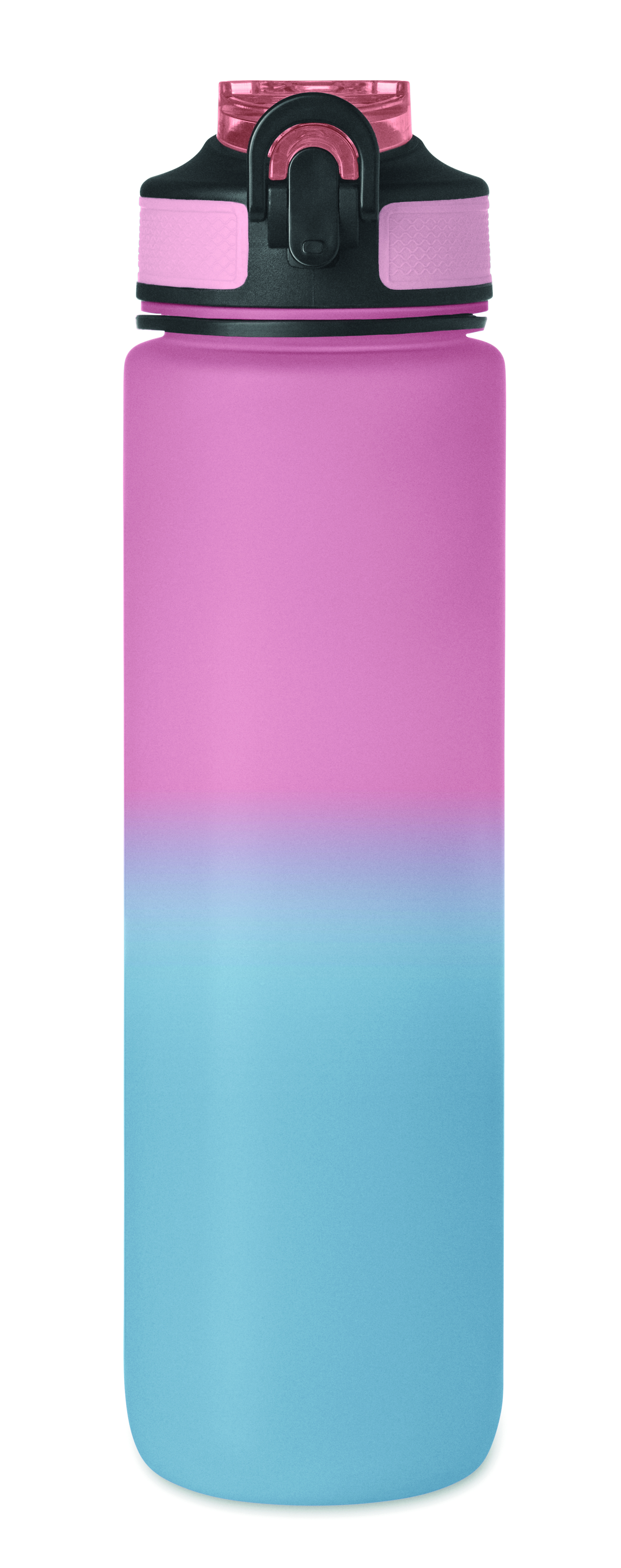 Sport-Trinkflasche RPET 1L ACTIVATE mit Trinkhalm & Zeitmarkierung