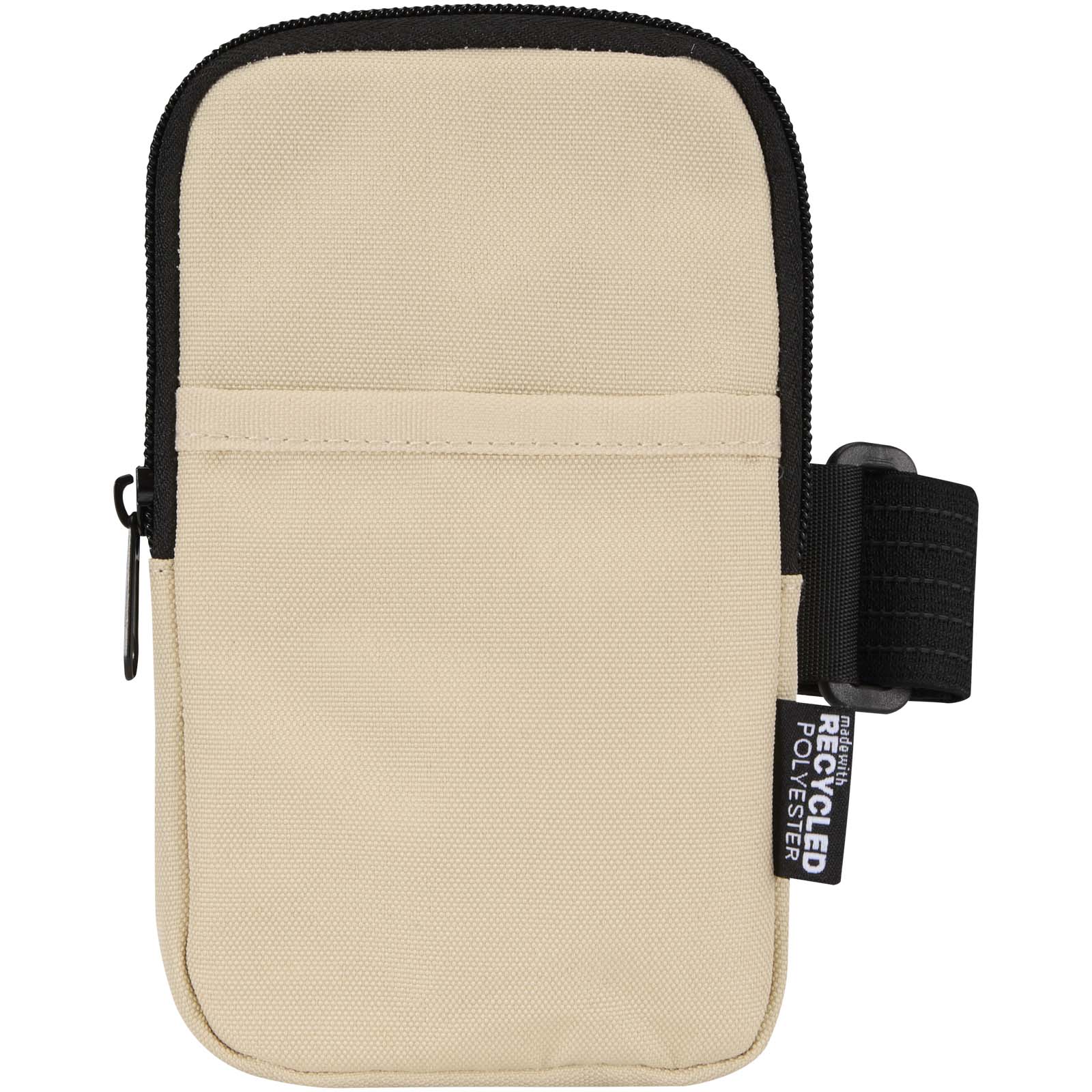 Byron Flaschentasche aus GRS recyceltem Polyester, mit Klettverschluss