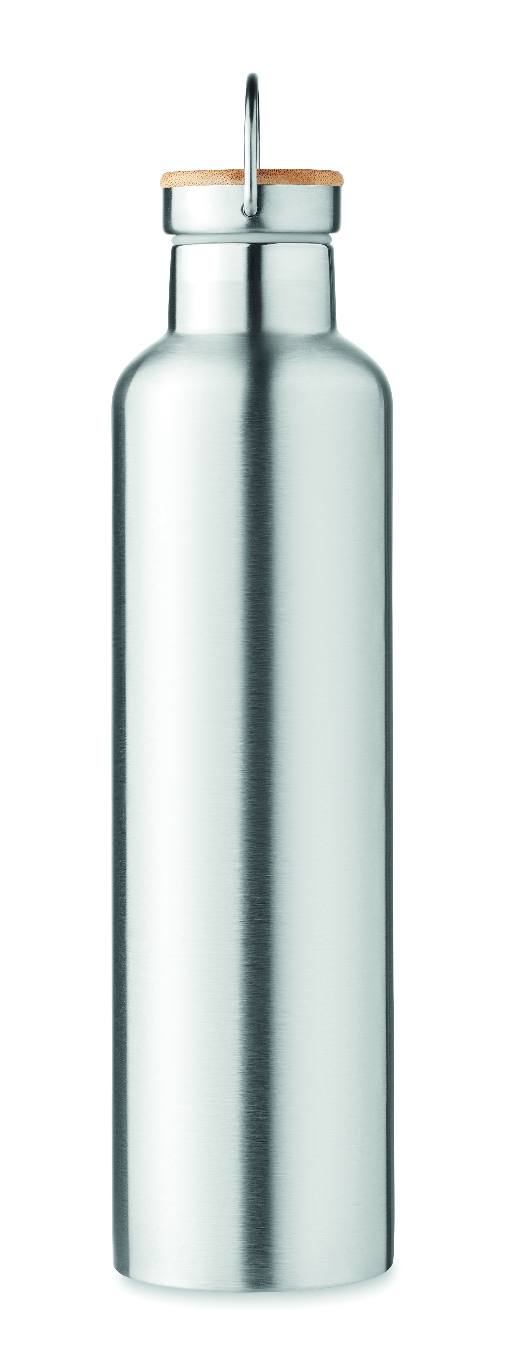 Isolierflasche 1000 ml HELSINKI LARGE – Edelstahl mit Bambusdeckel
