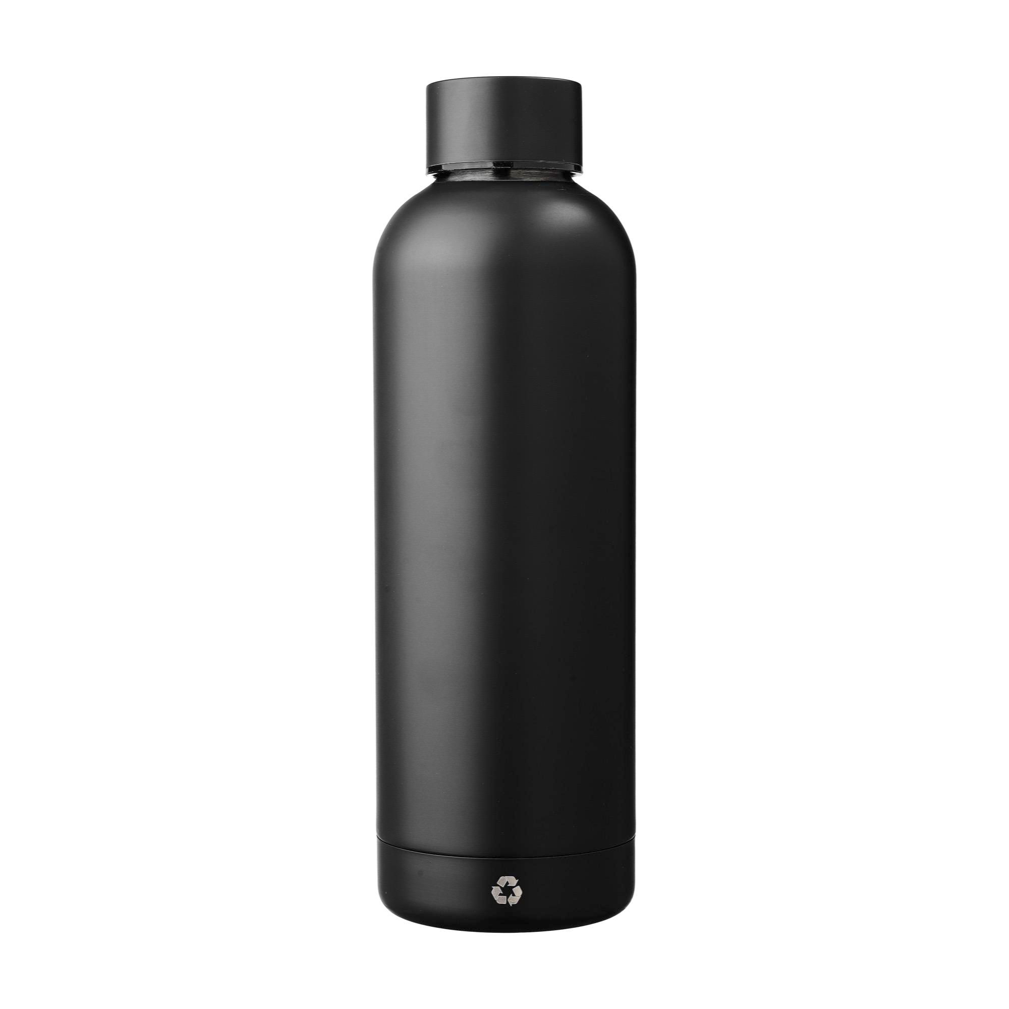 Edelstahl-Trinkflasche recycelt, 500 ml, doppelwandig, bedruckbar