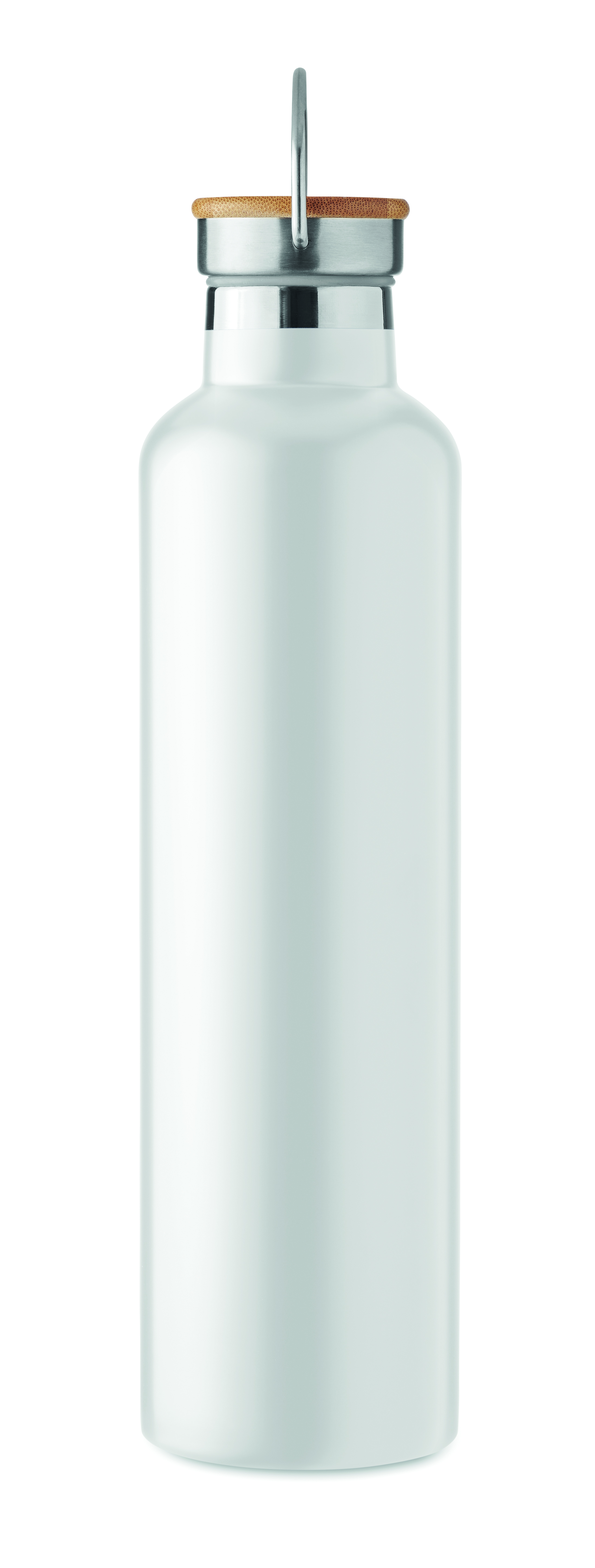 Isolierflasche 1000 ml HELSINKI LARGE – Edelstahl mit Bambusdeckel