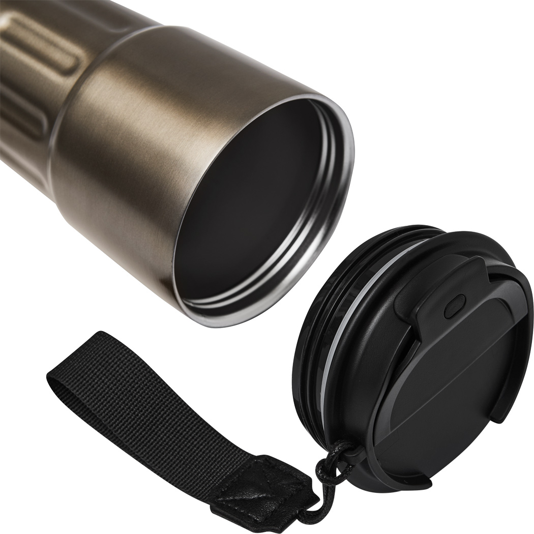 Vakuum-Trinkbecher TRAVEL MUG Edelstahl 400 ml, doppelwandig – bedruckbar