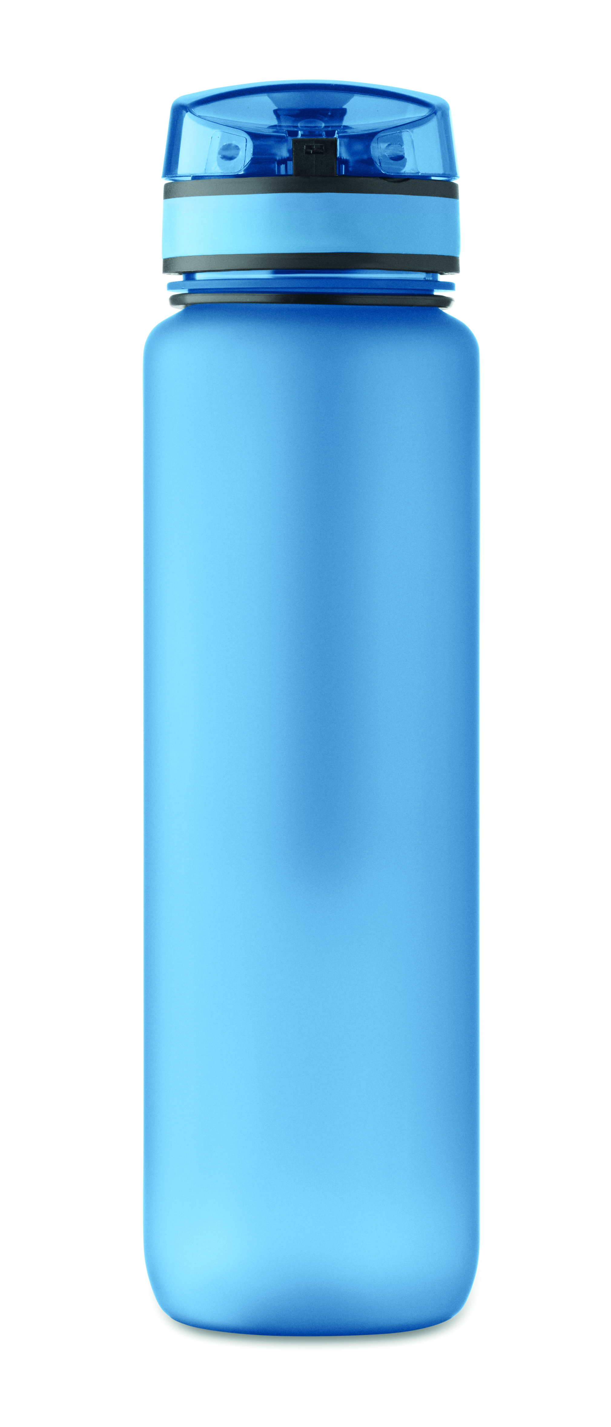 Sport-Trinkflasche RPET 1L ISFORDEN MARK – bedruckbar, mit Trageriemen