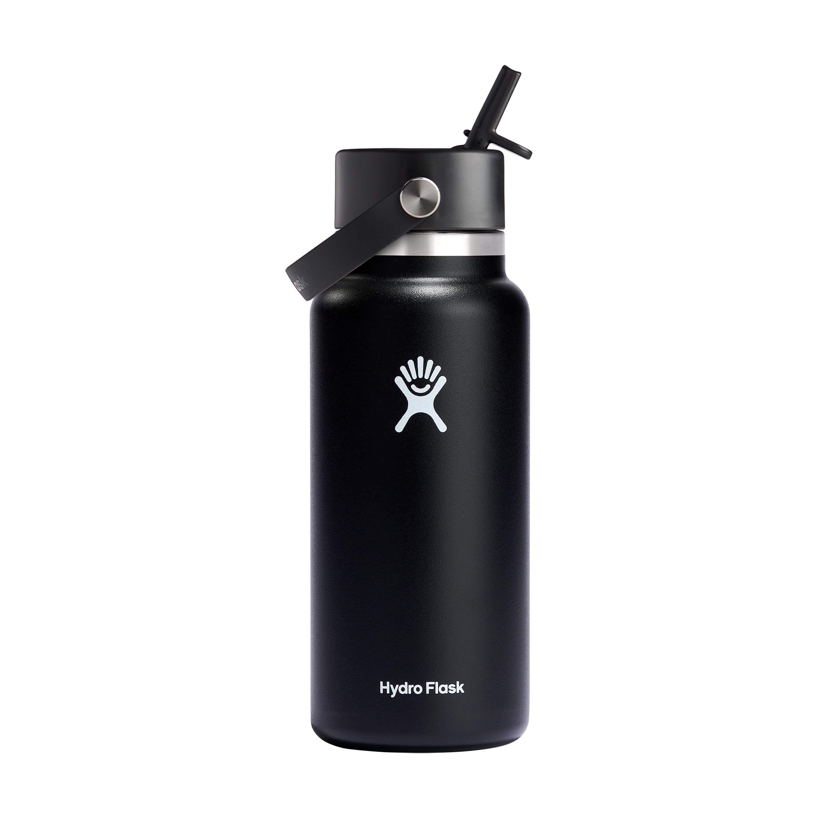Hydro Flask Wide Mouth Edelstahl-Trinkflasche 946 ml mit Strohhalm