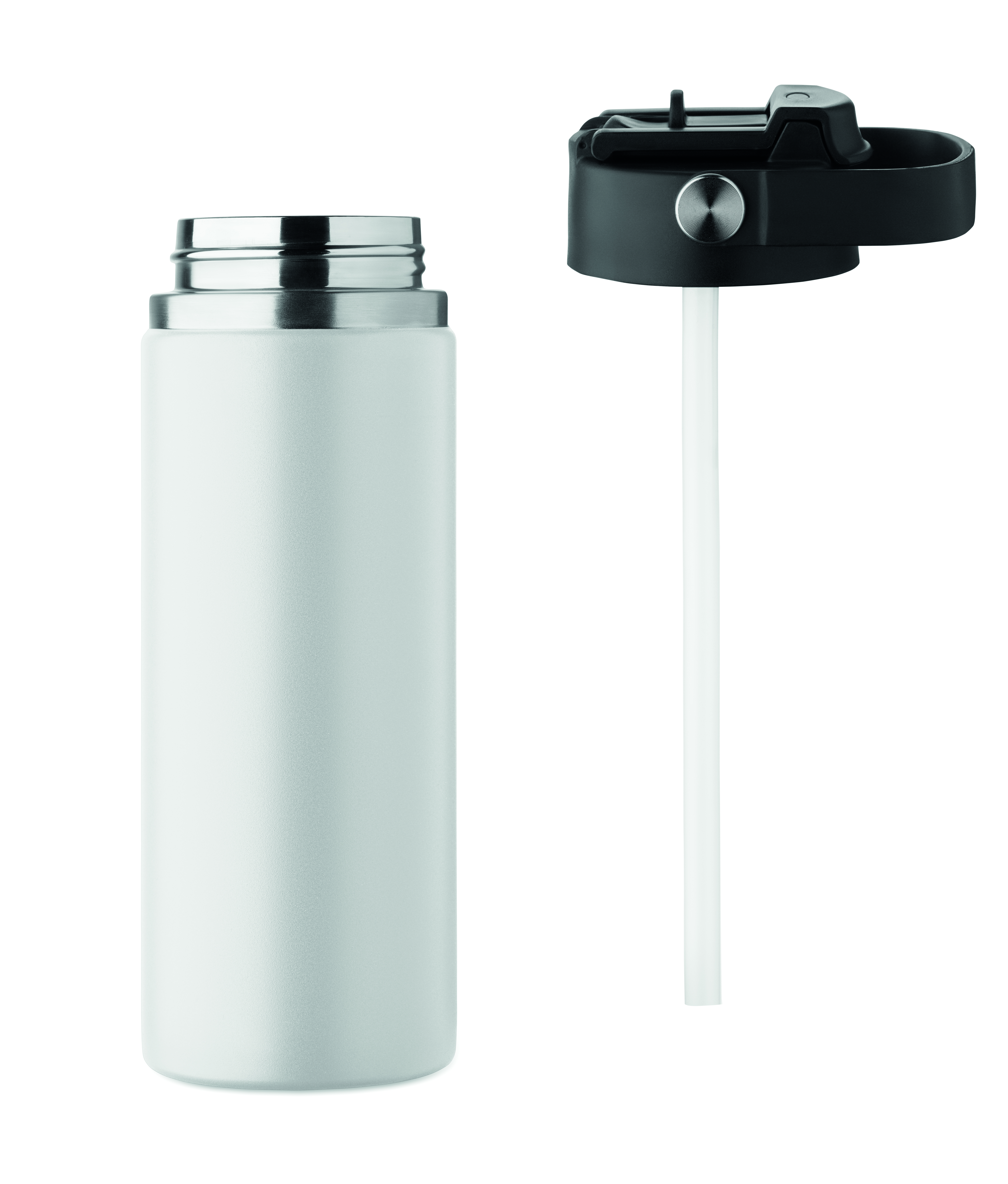 Isolierflasche 500 ml SUMA GRIP – Edelstahl, doppelwandig, bedruckbar