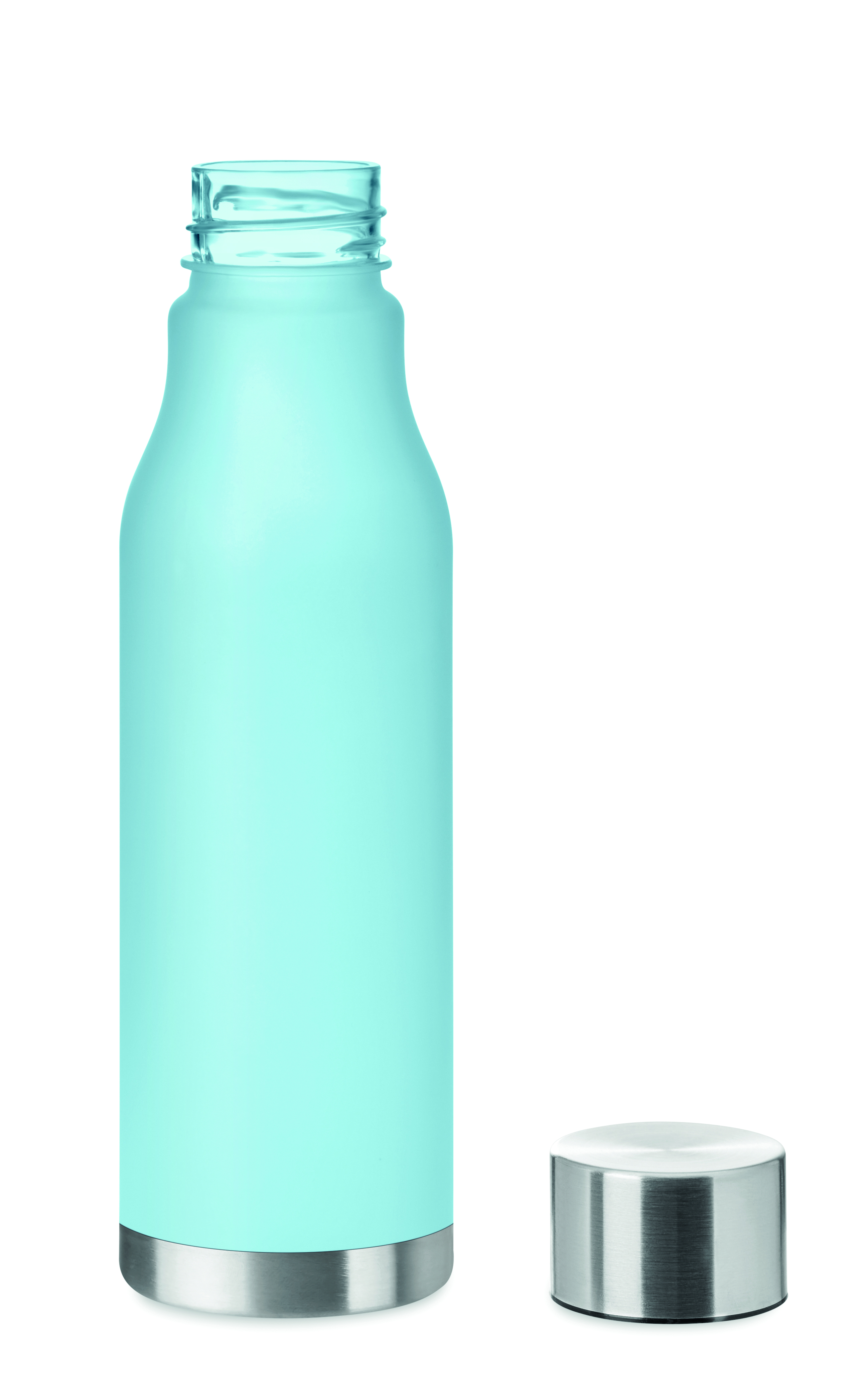 Trinkflasche RPET 600 ml GLACIER – auslaufsicher, BPA-frei, bedruckbar