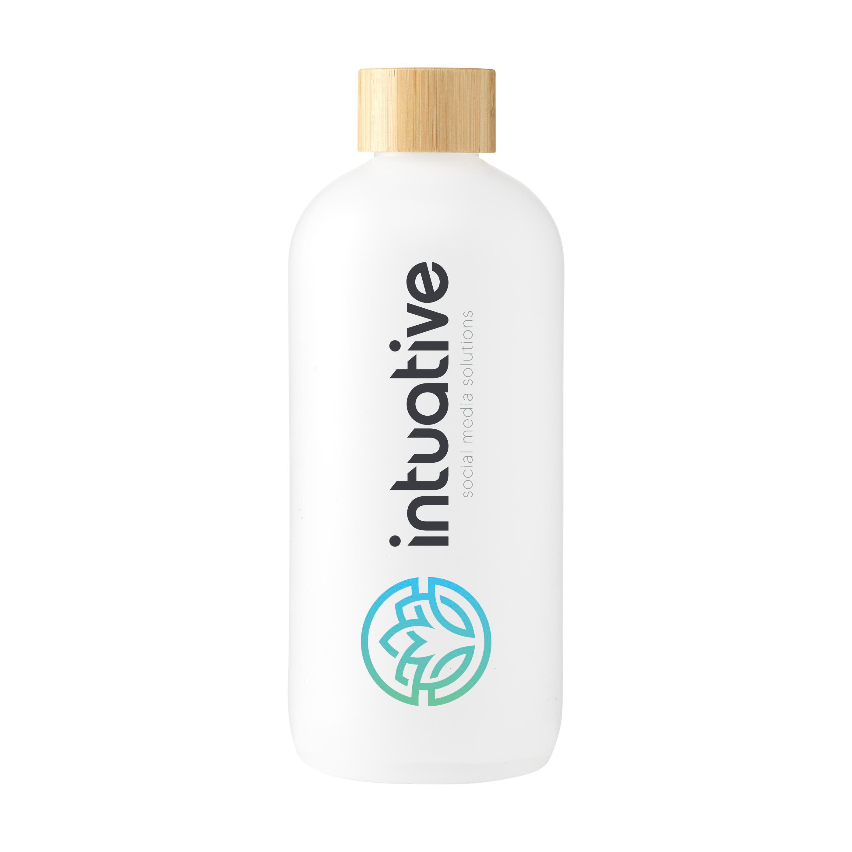 Trinkflasche Natural Bottle 500 ml, biobasiertes HDPE, Bambus