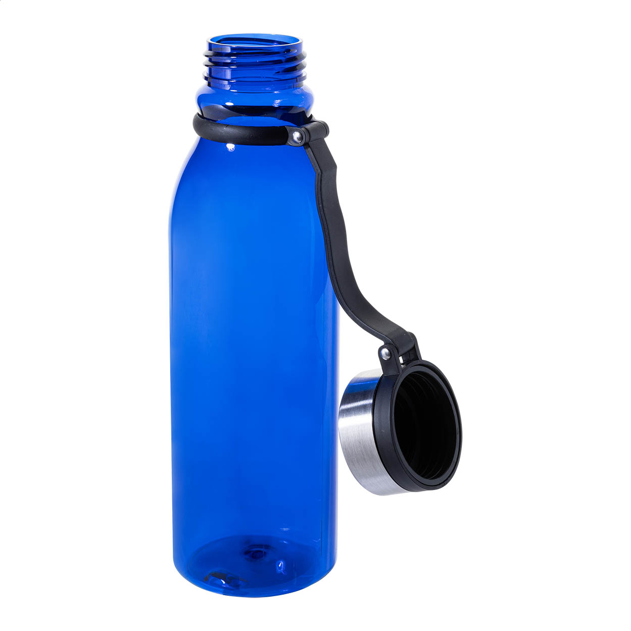 RPET Trinkflasche Kumba 830 ml, BPA-frei, mit Edelstahl-Deckel