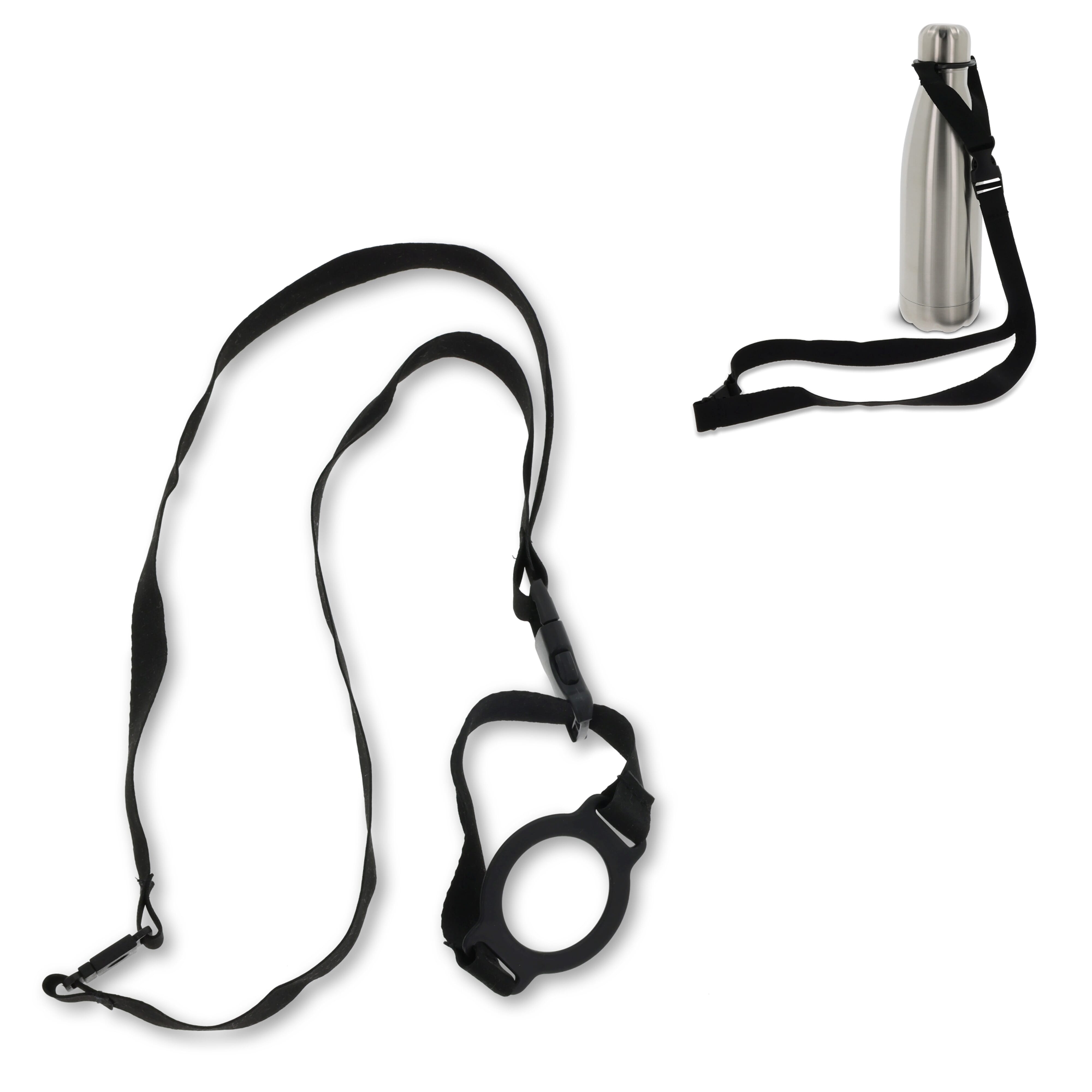 Lanyard mit Flaschenhalter aus Polyester – Trageband bedruckbar