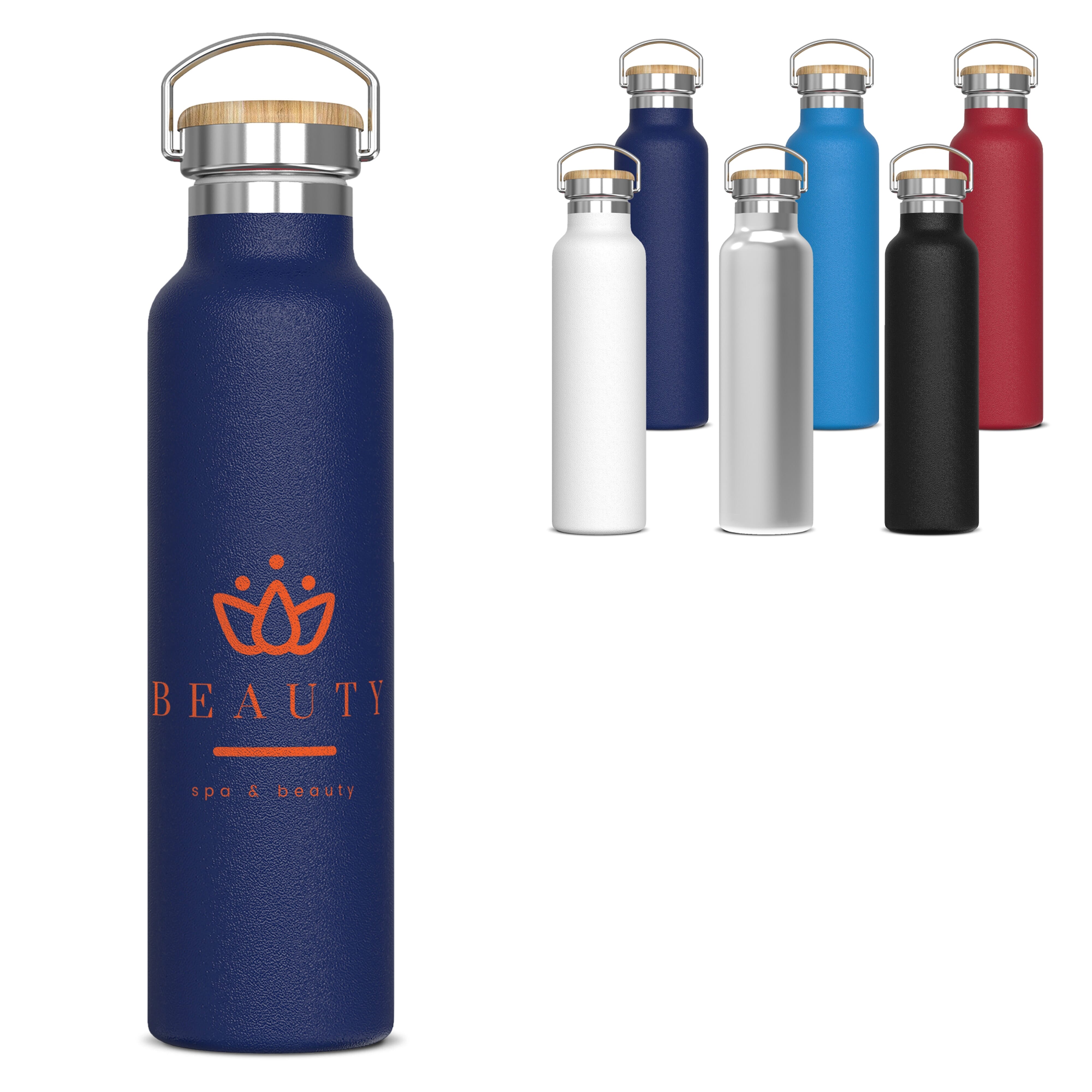 Isolierflasche Ashton 650ml – doppelwandig, vakuumisoliert, bedruckbar
