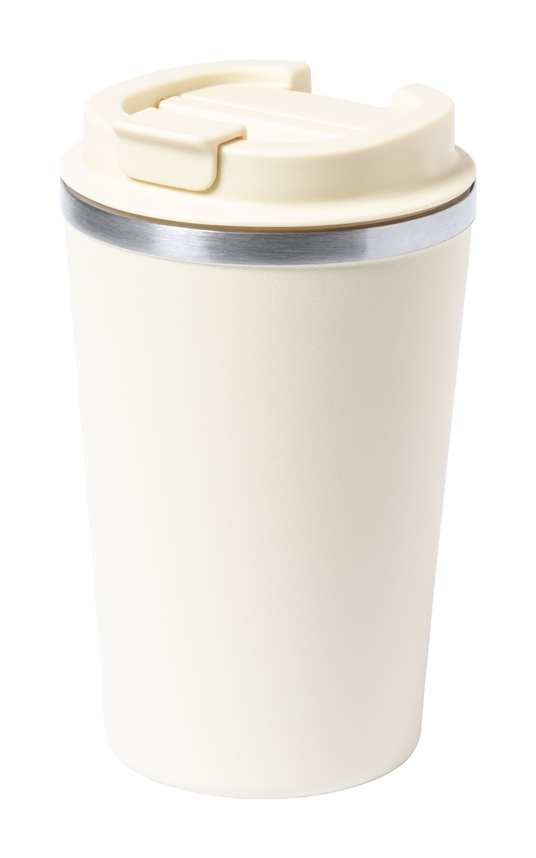 Thermobecher Indicut 350 ml – doppelwandig, Edelstahl, bedruckbar
