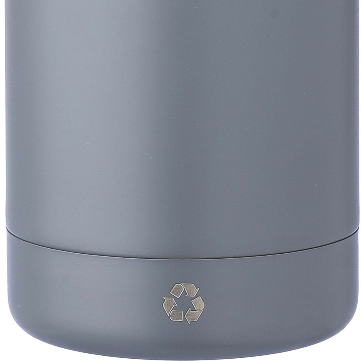 Edelstahl-Trinkflasche recycelt, 500 ml, doppelwandig, bedruckbar