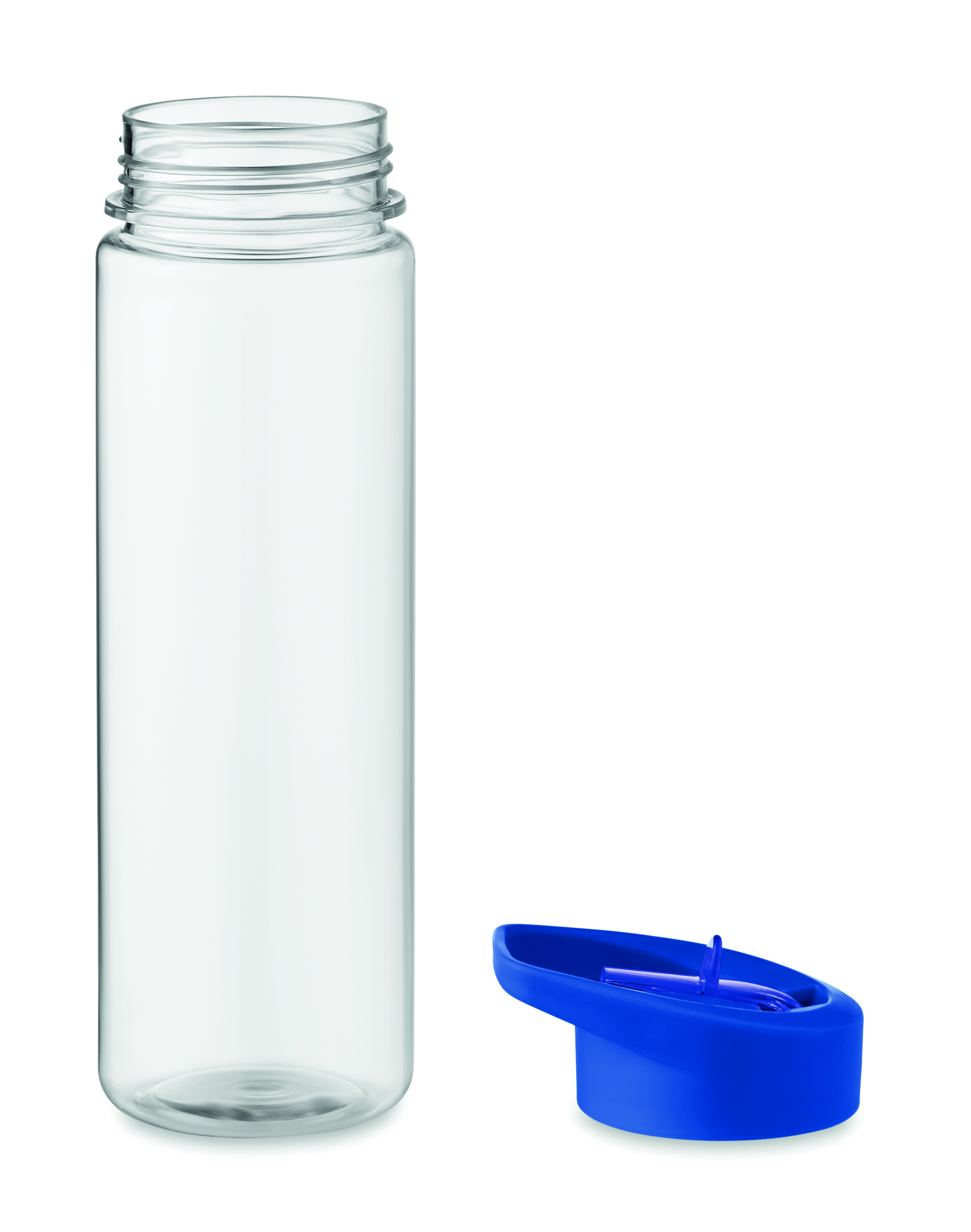 Trinkflasche RPET 650 ml ALABAMA mit Trinkhalm – bedruckbar