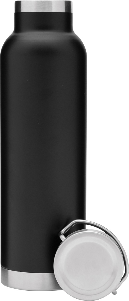 Vakuum-Isolierflasche MILITARY Edelstahl 650 ml – bedruckbar als Werbeartikel