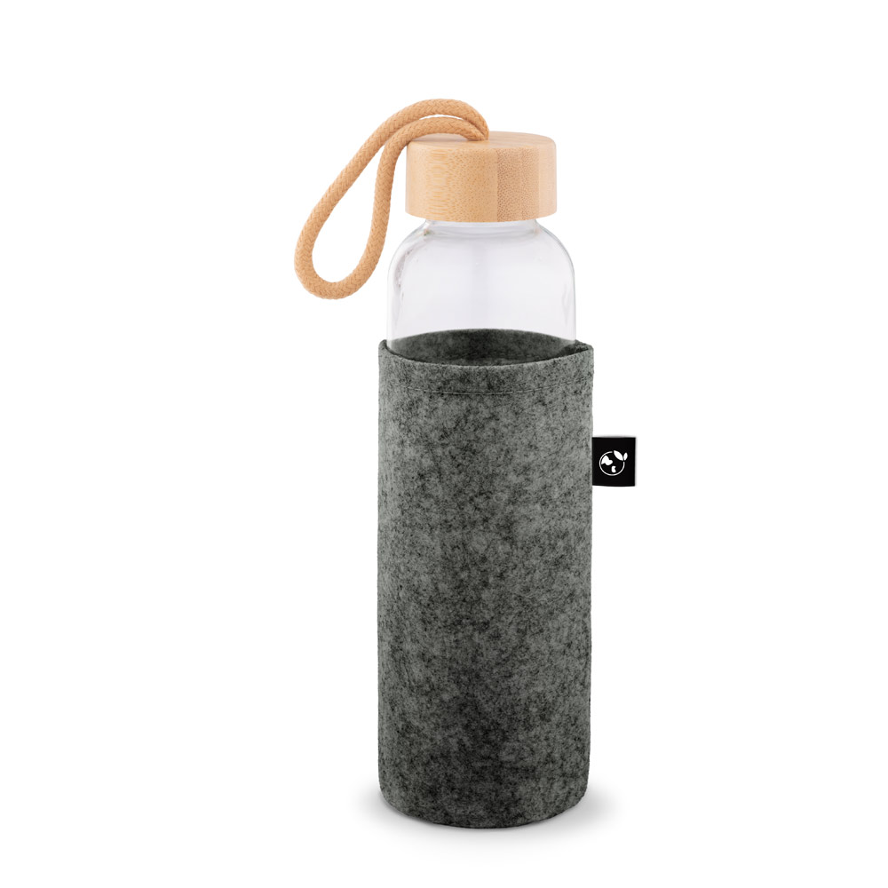 Flaschenhülle aus recyceltem Filz (100% rPET) – Schutzhülle STOREY