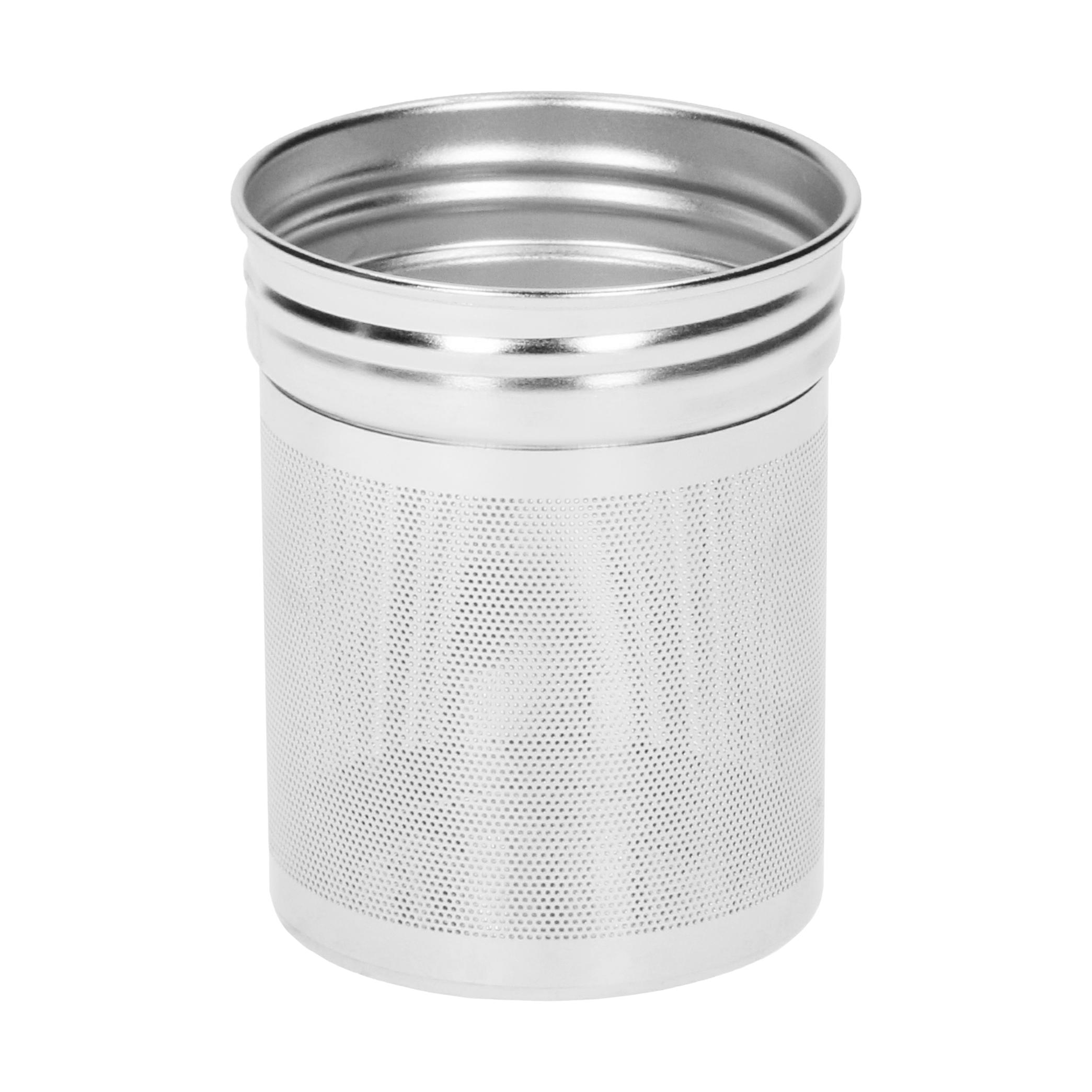 Glasflasche "Tea" 0,45l aus Borosilikat mit Teesieb & Bambusdeckel