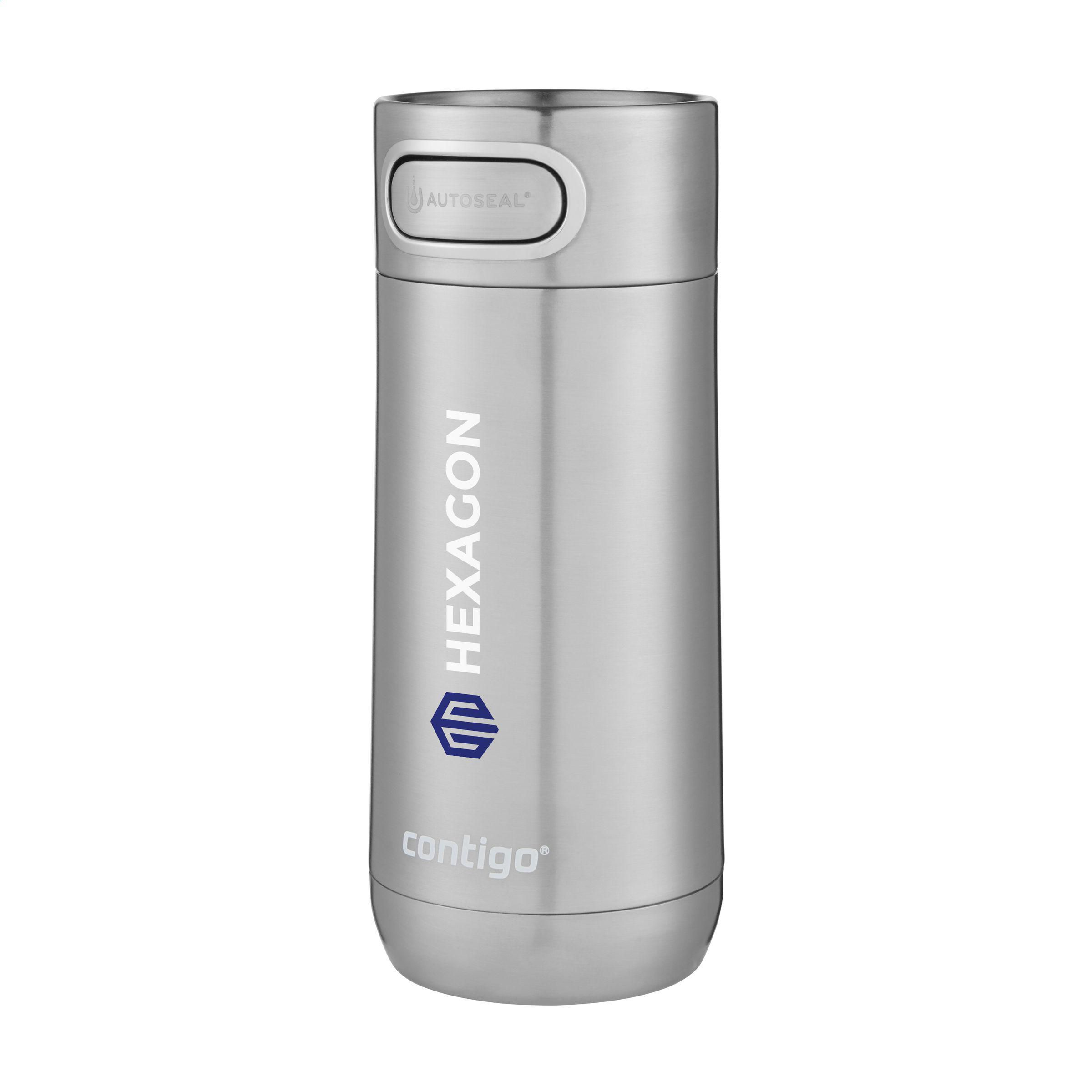 Contigo® Luxe AUTOSEAL® Thermobecher 360 ml, Edelstahl bedruckbar
