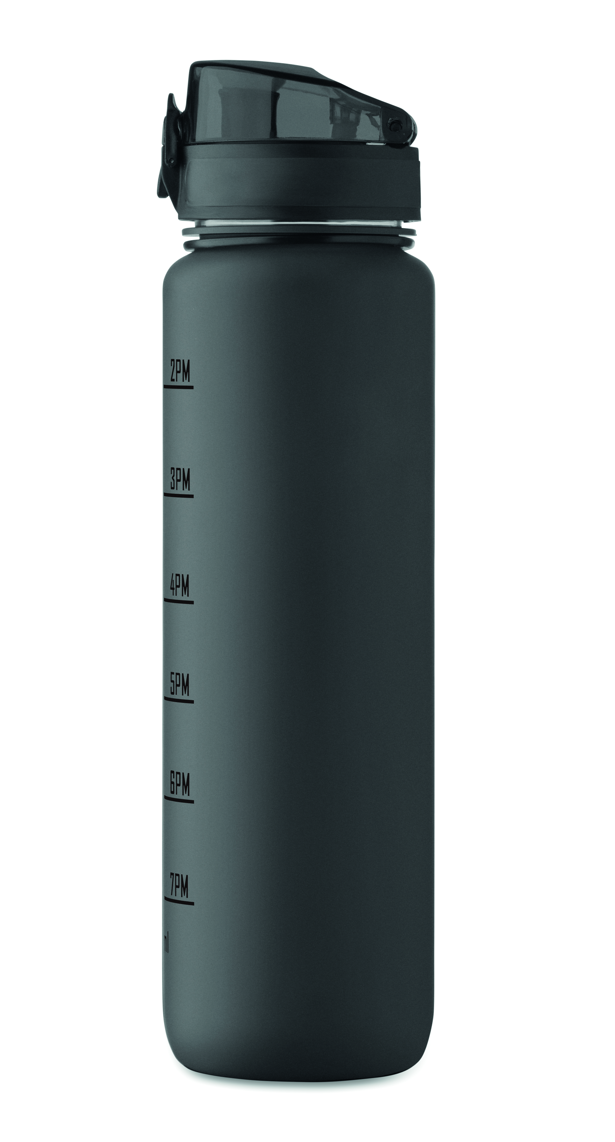 Sport-Trinkflasche RPET 1L ISFORDEN MARK – bedruckbar, mit Trageriemen