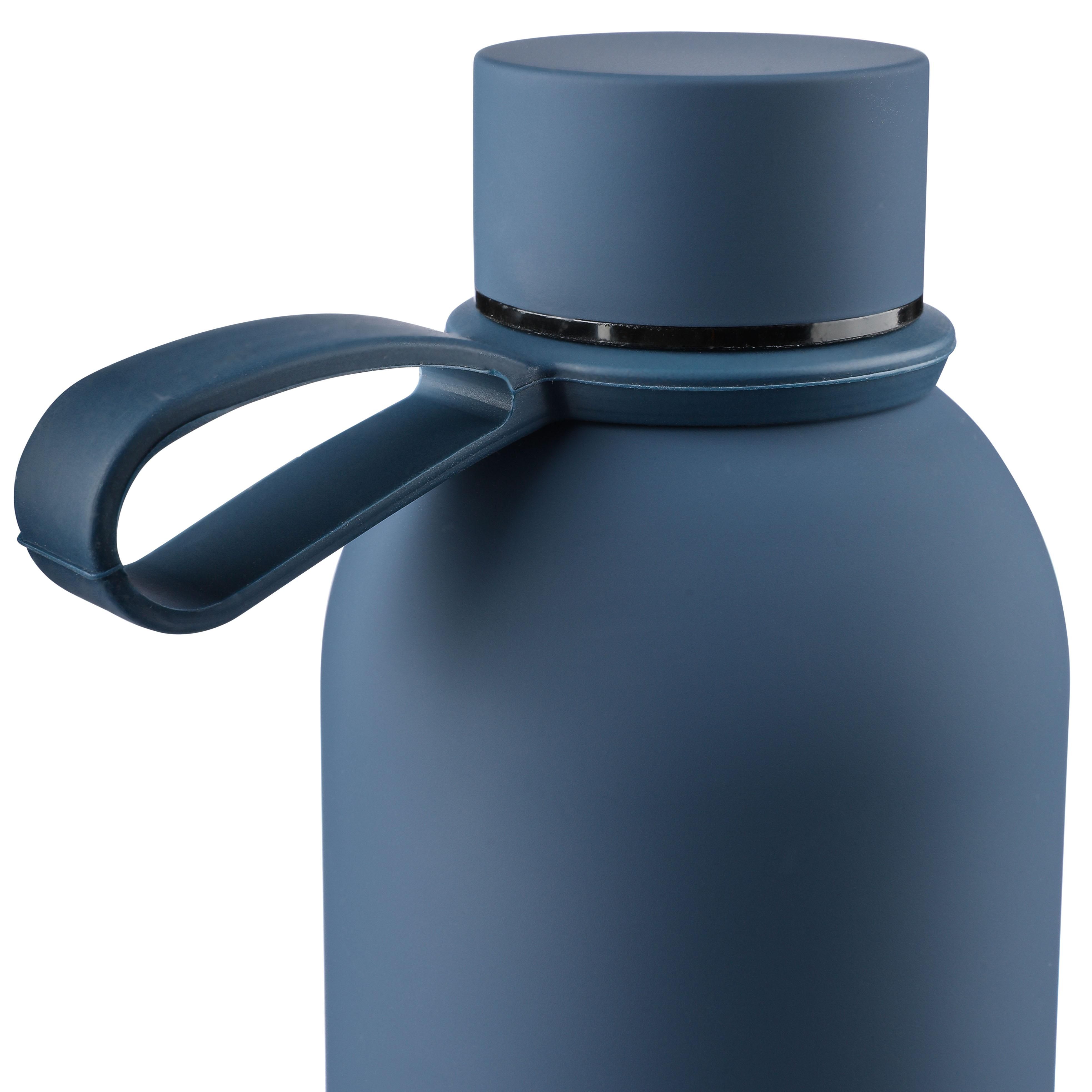 Edelstahl-Trinkflasche Sena 500 ml – doppelwandig, recycelt, bedruckbar