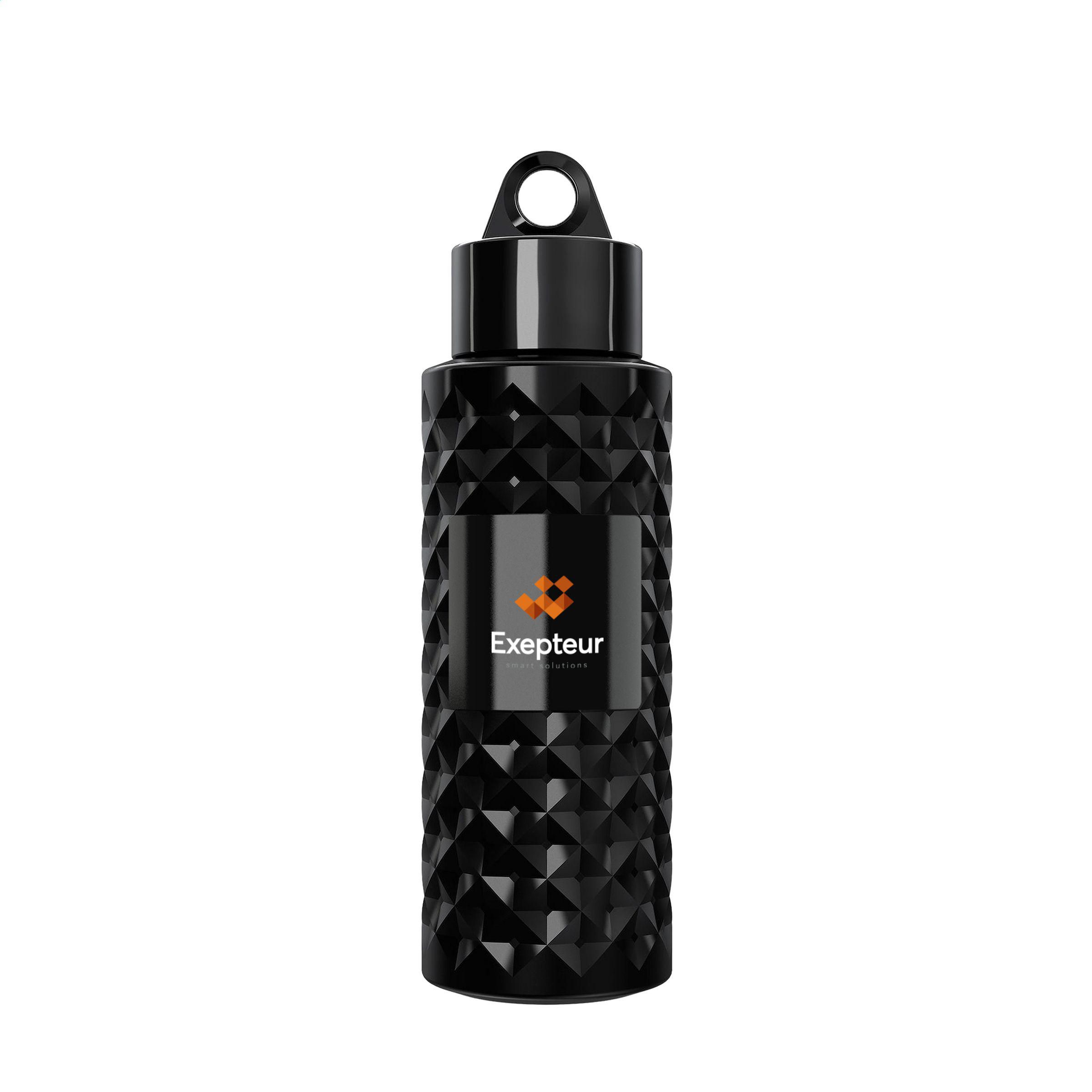 Trinkflasche 1 L bedruckbar – Join The Pipe Nairobi, HDPE, Werbeartikel