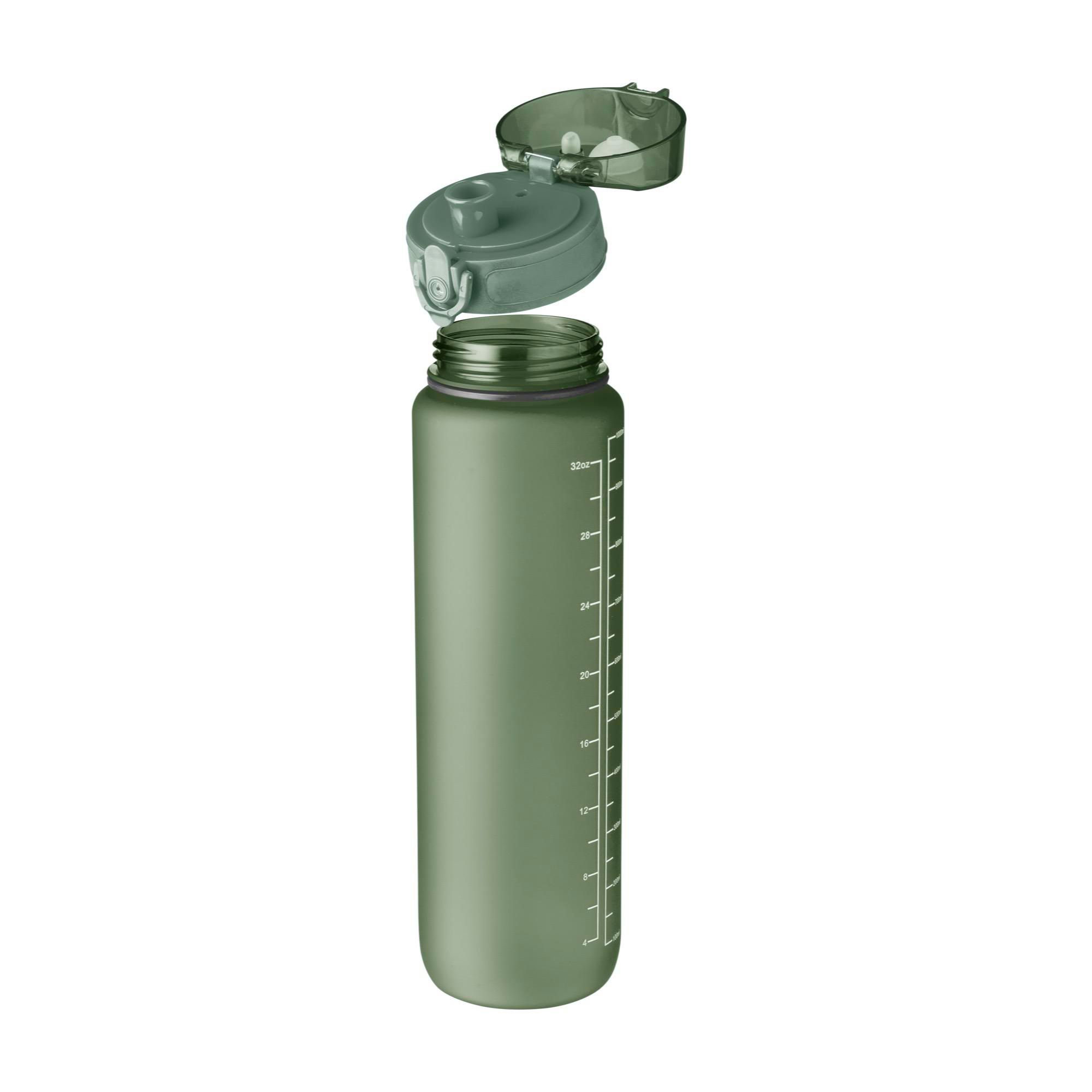 rPET-Trinkflasche Brinley 1000 ml – auslaufsicher, bedruckbar als Werbeartikel