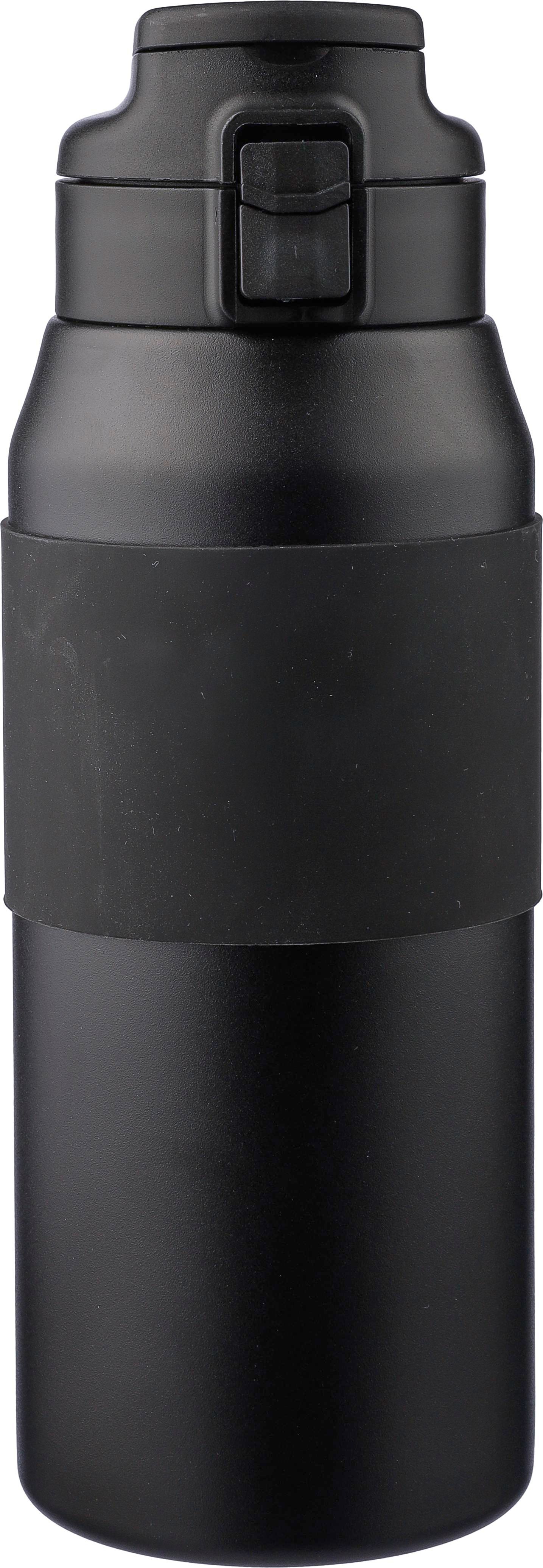 Doppelwandige Edelstahl-Trinkflasche 800 ml Katie mit Strohhalm