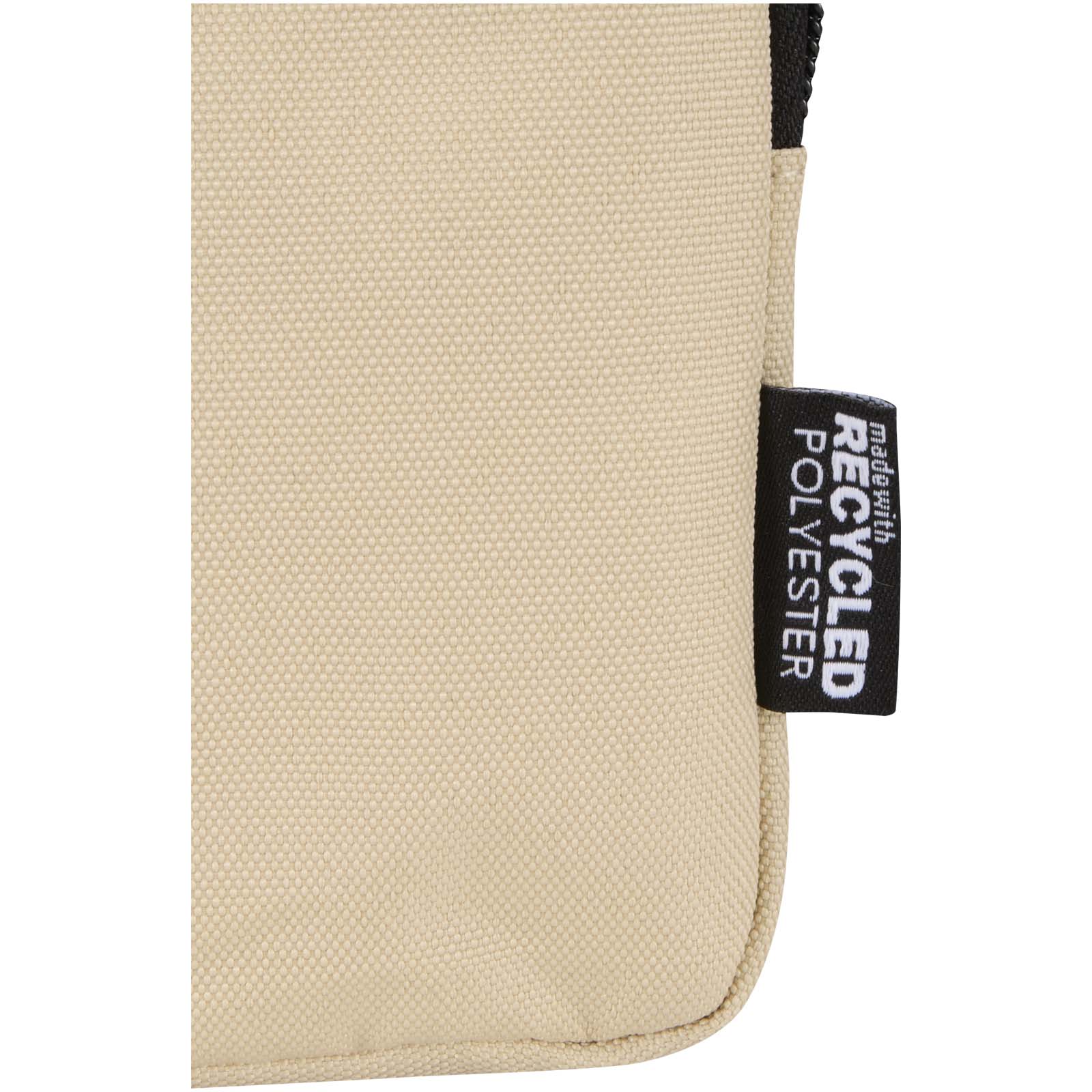 Byron Flaschentasche aus GRS recyceltem Polyester, mit Klettverschluss