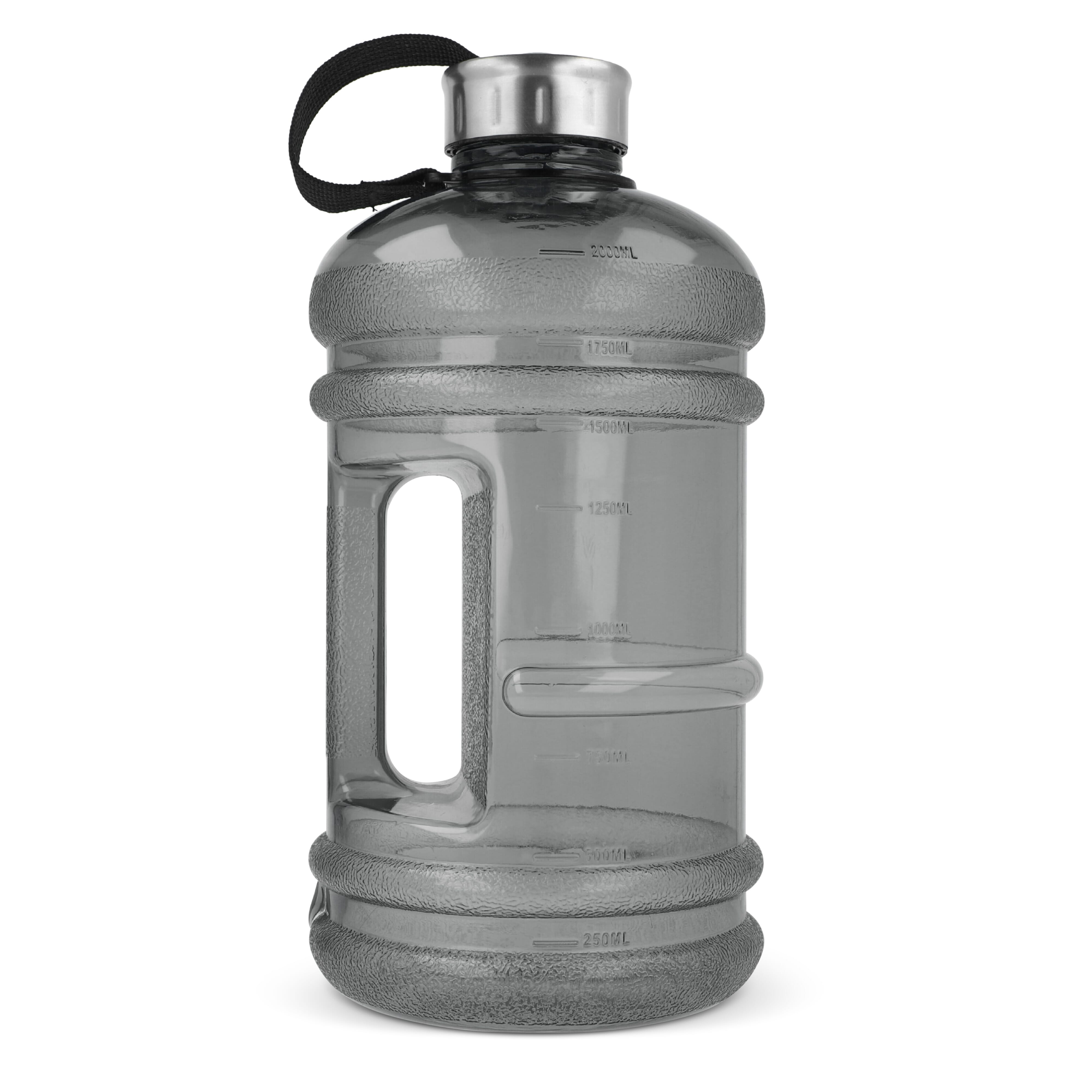 Trinkflasche 2,2 L XXL aus R-PETG, GRS-zertifiziert - bedruckbar