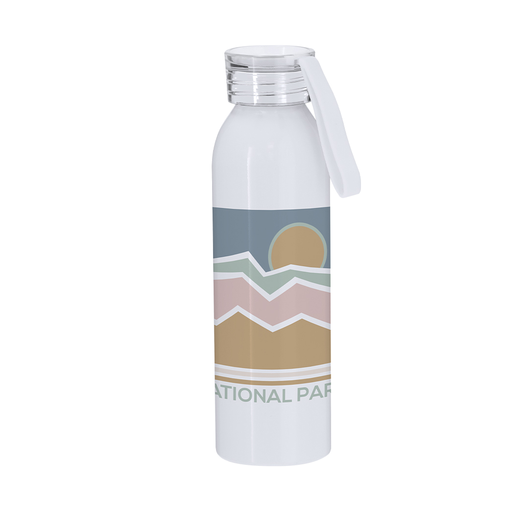 Sublimations-Trinkflasche Alorin aus Aluminium, 650 ml, bedruckbar