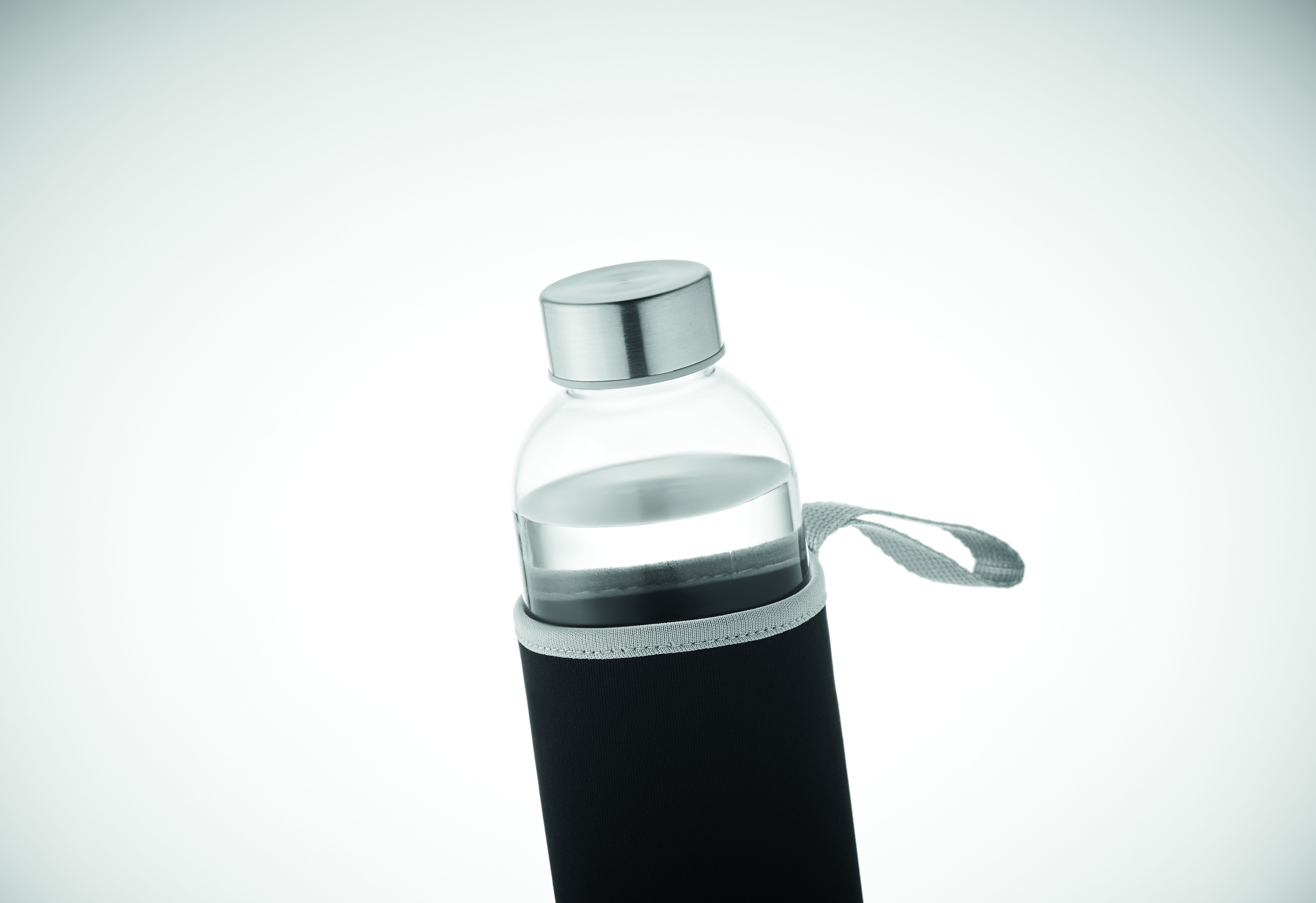 Glas-Trinkflasche 750 ml UTAH LARGE mit Neoprenhülle, bedruckbar