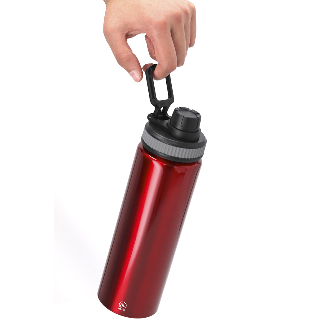 Trinkflasche Fouler 800 ml aus recyceltem Aluminium, GRS-zertifiziert