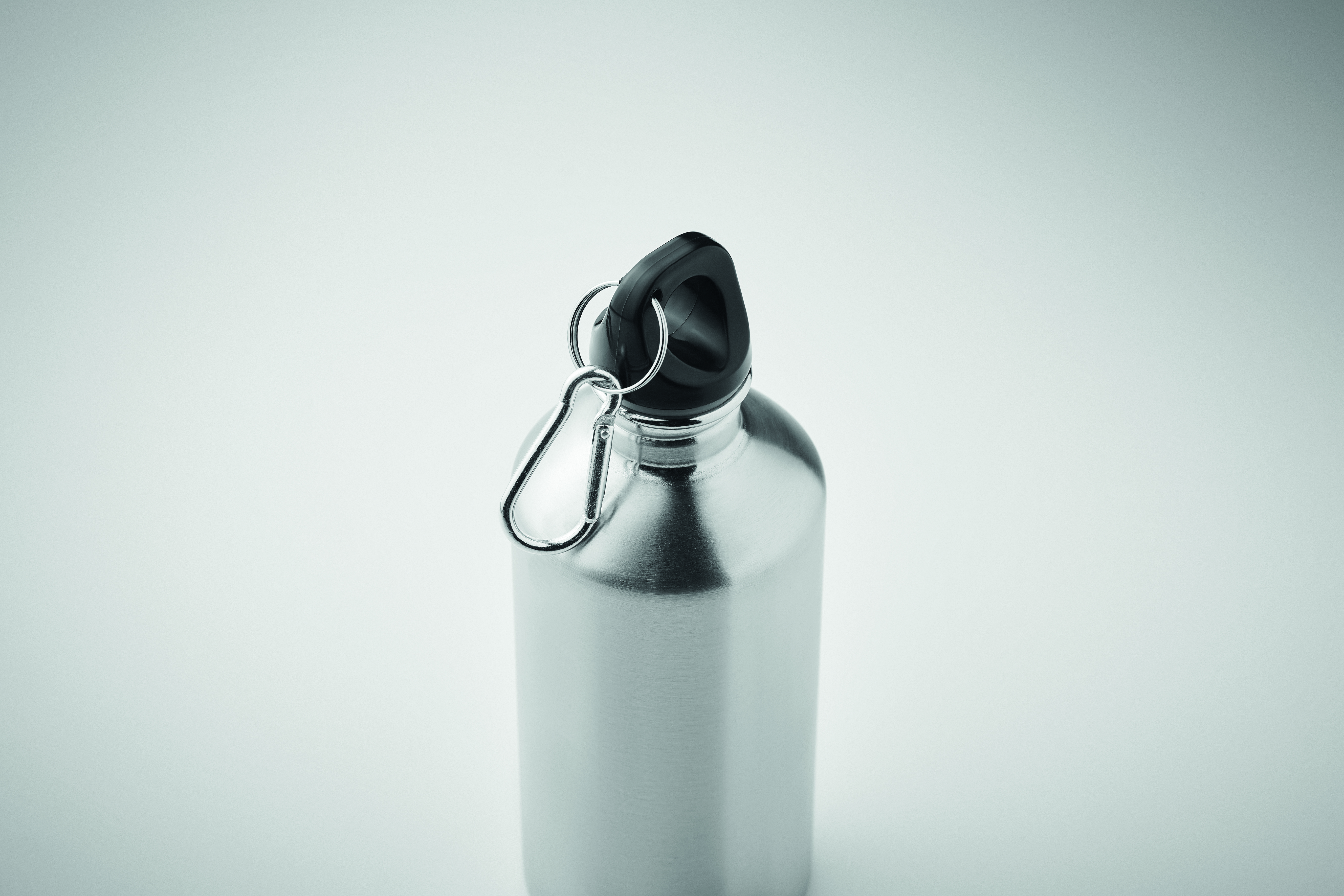 Trinkflasche Edelstahl 500 ml REMID MOSS mit Karabiner, bedruckbar