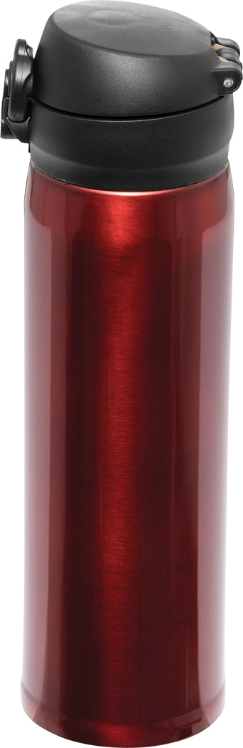 Vakuum-Trinkflasche OOLONG, Edelstahl doppelwandig 400 ml, bedruckbar