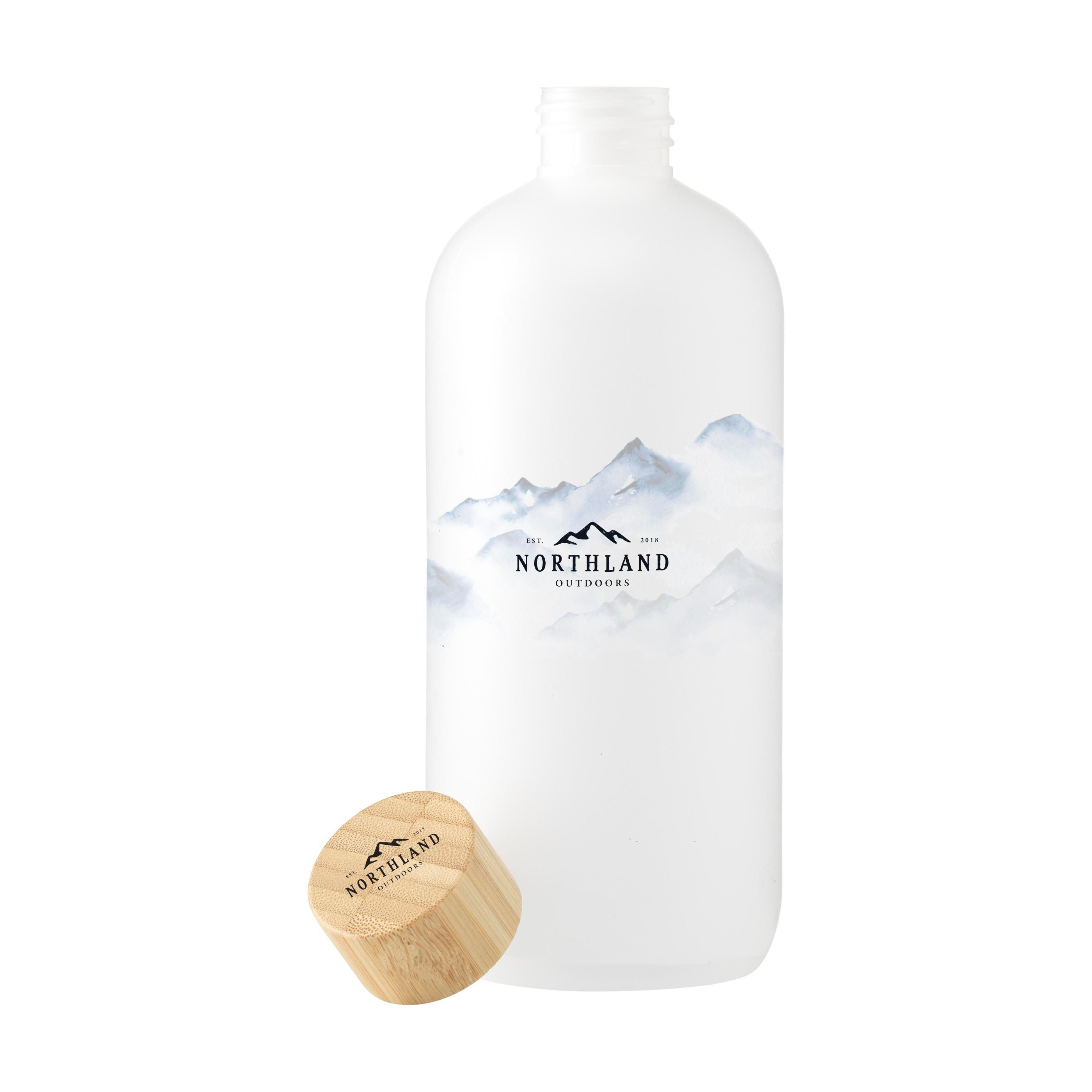 Trinkflasche Natural Bottle 500 ml, biobasiertes HDPE, Bambus