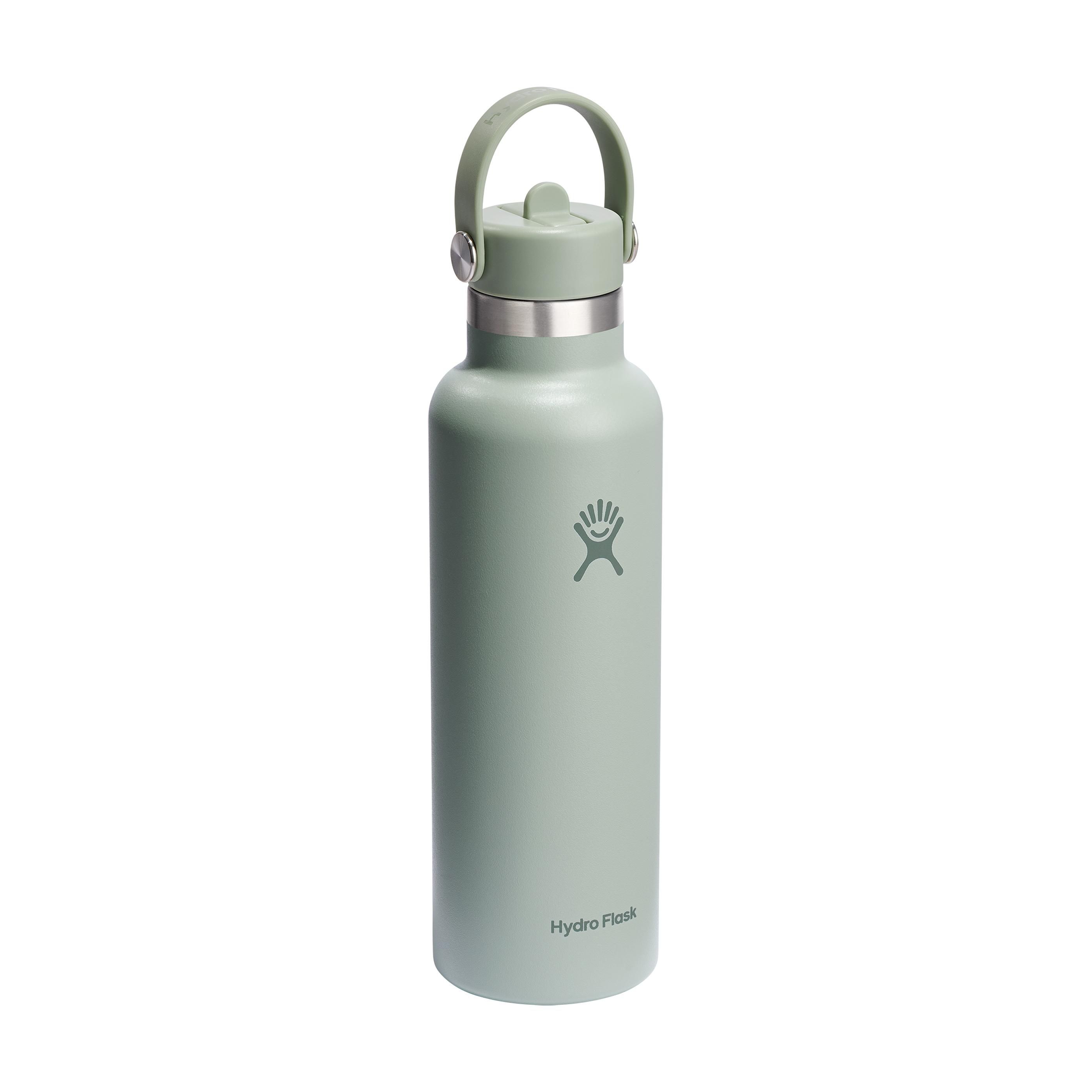 Hydro Flask Edelstahl-Trinkflasche 621 ml mit Strohhalm-Verschluss