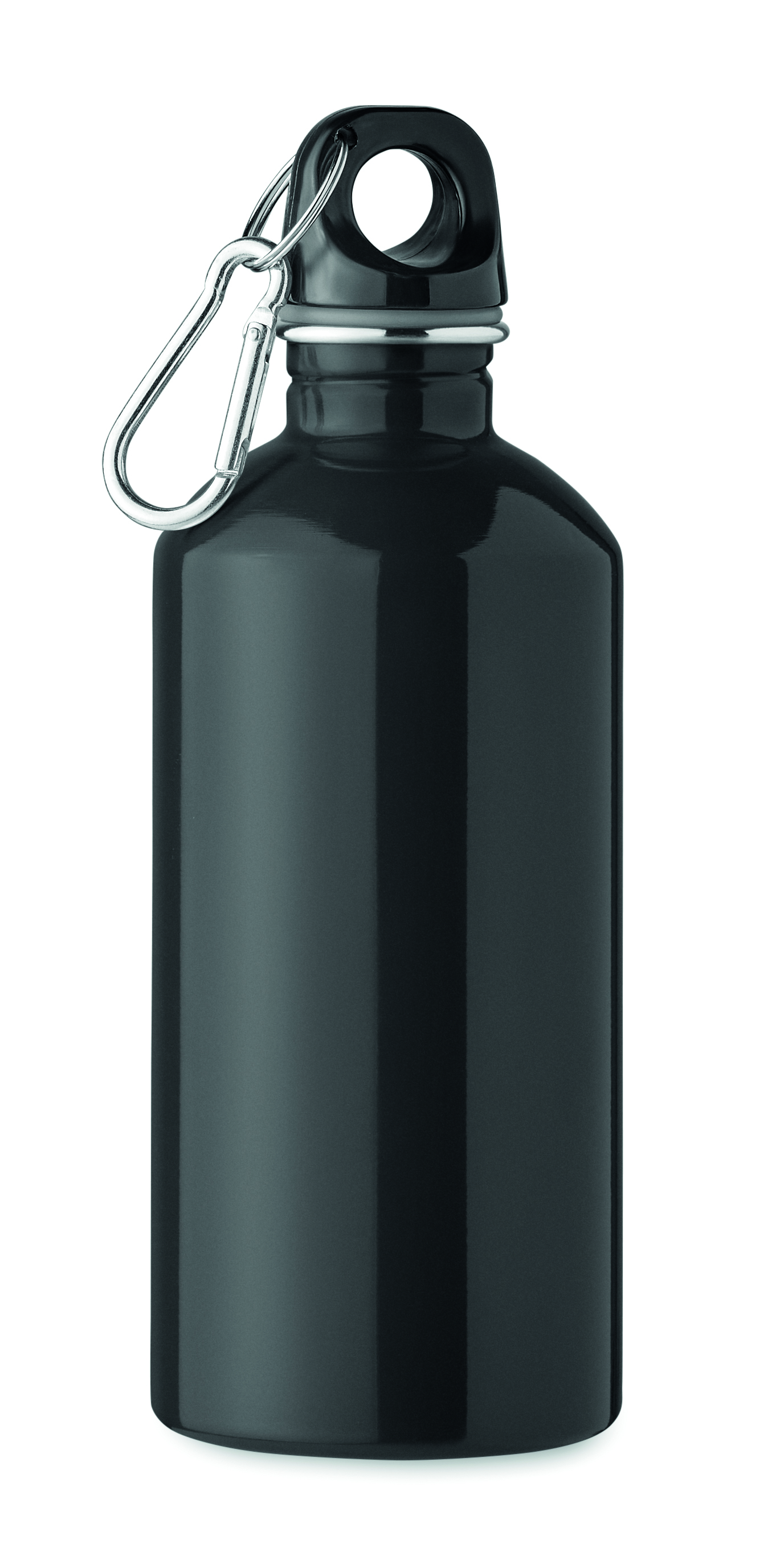 Trinkflasche Edelstahl 500 ml REMID MOSS mit Karabiner, bedruckbar