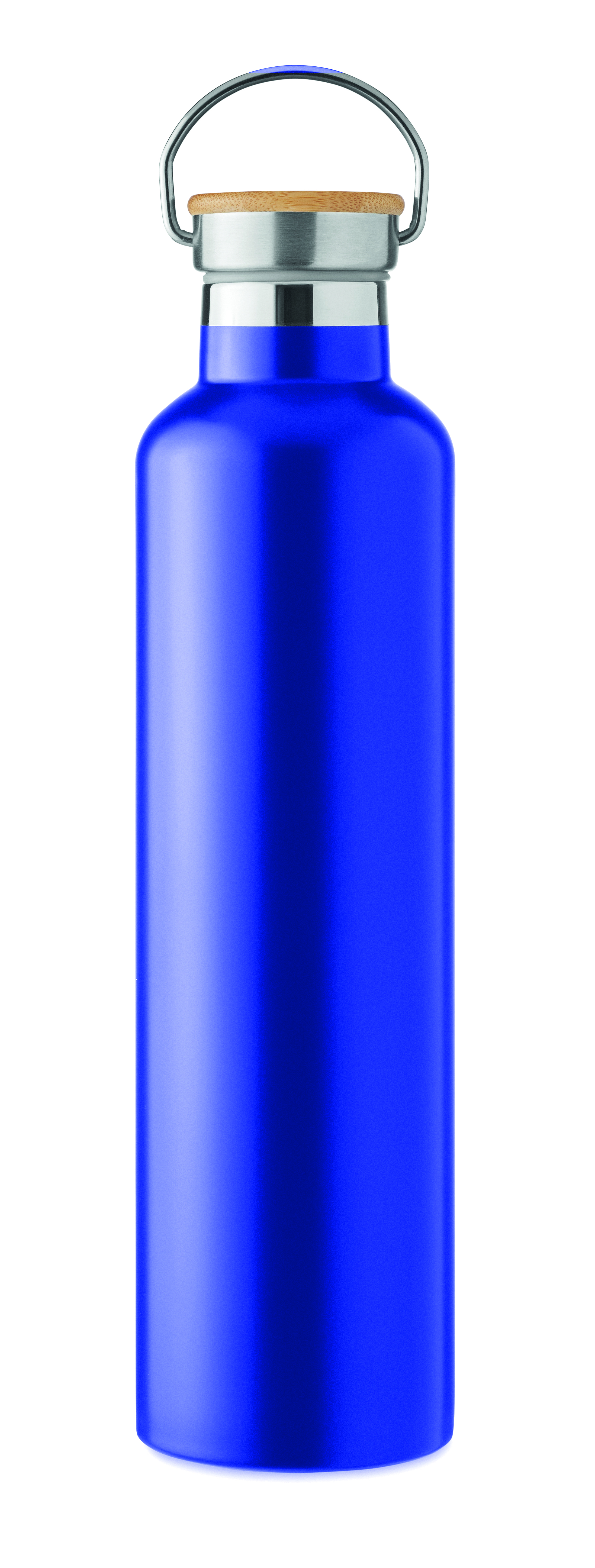 Isolierflasche 1000 ml HELSINKI LARGE – Edelstahl mit Bambusdeckel