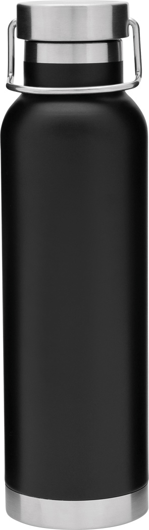 Vakuum-Isolierflasche MILITARY Edelstahl 650 ml – bedruckbar als Werbeartikel