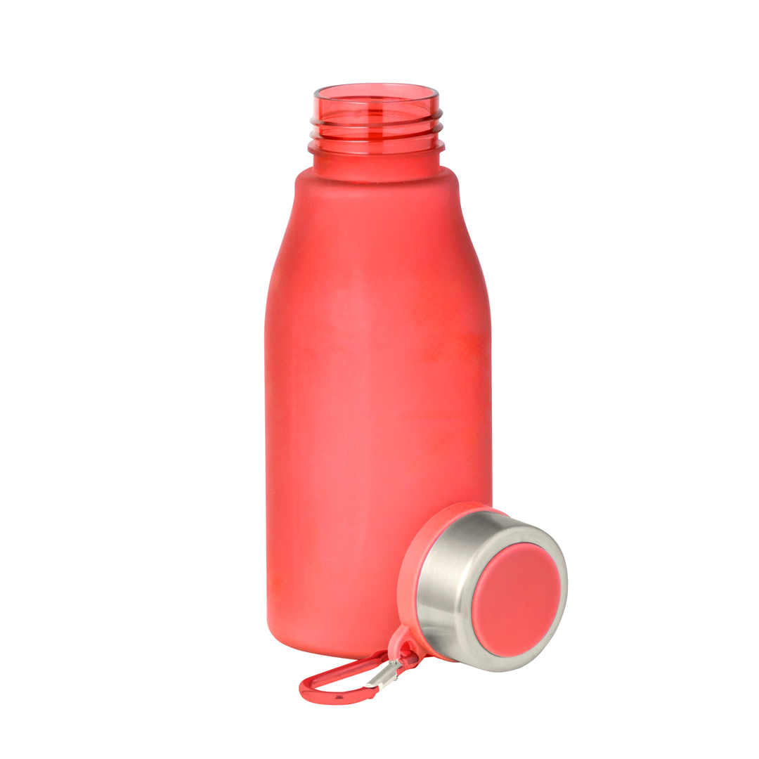 Trinkflasche Katsur – RPET-Flasche 370 ml mit Karabiner, bedruckbar