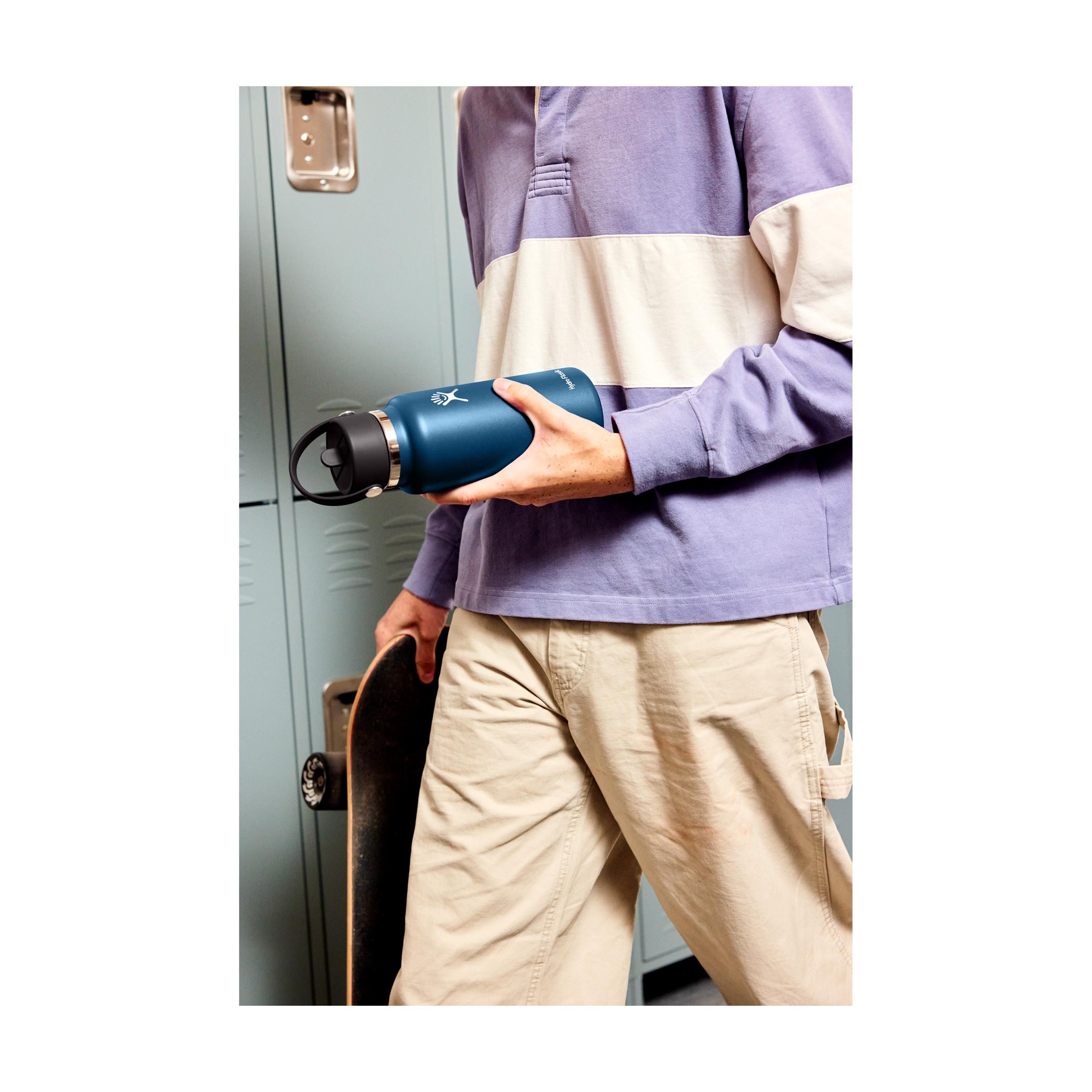 Hydro Flask Wide Mouth Edelstahl-Trinkflasche 946 ml mit Strohhalm