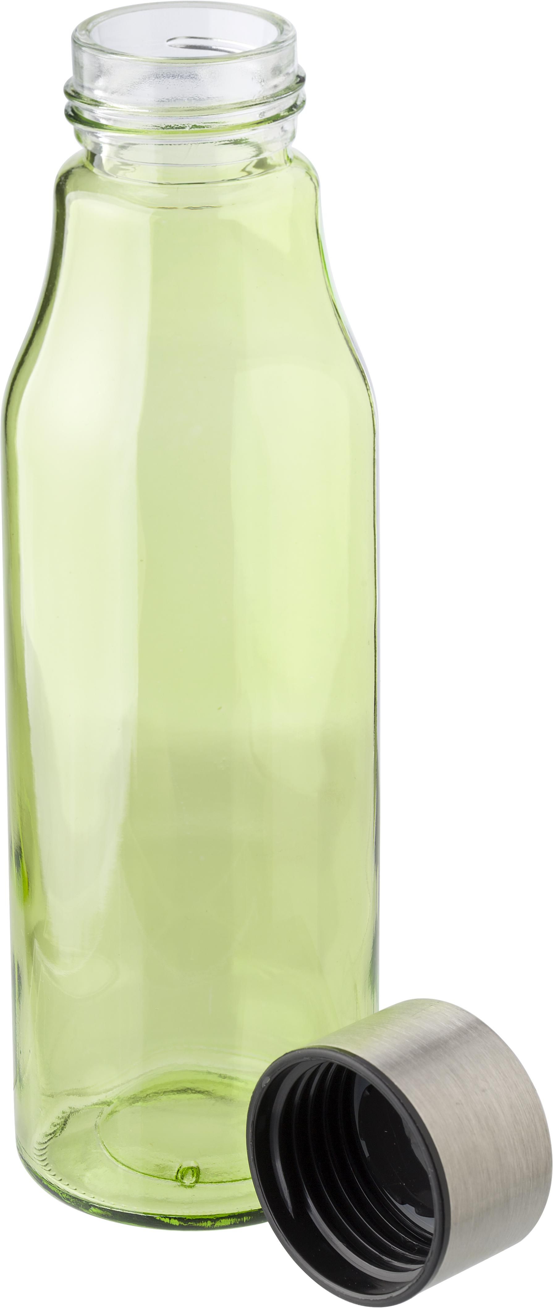 Trinkflasche Glas & Edelstahl 500 ml bedruckbar – Werbeartikel